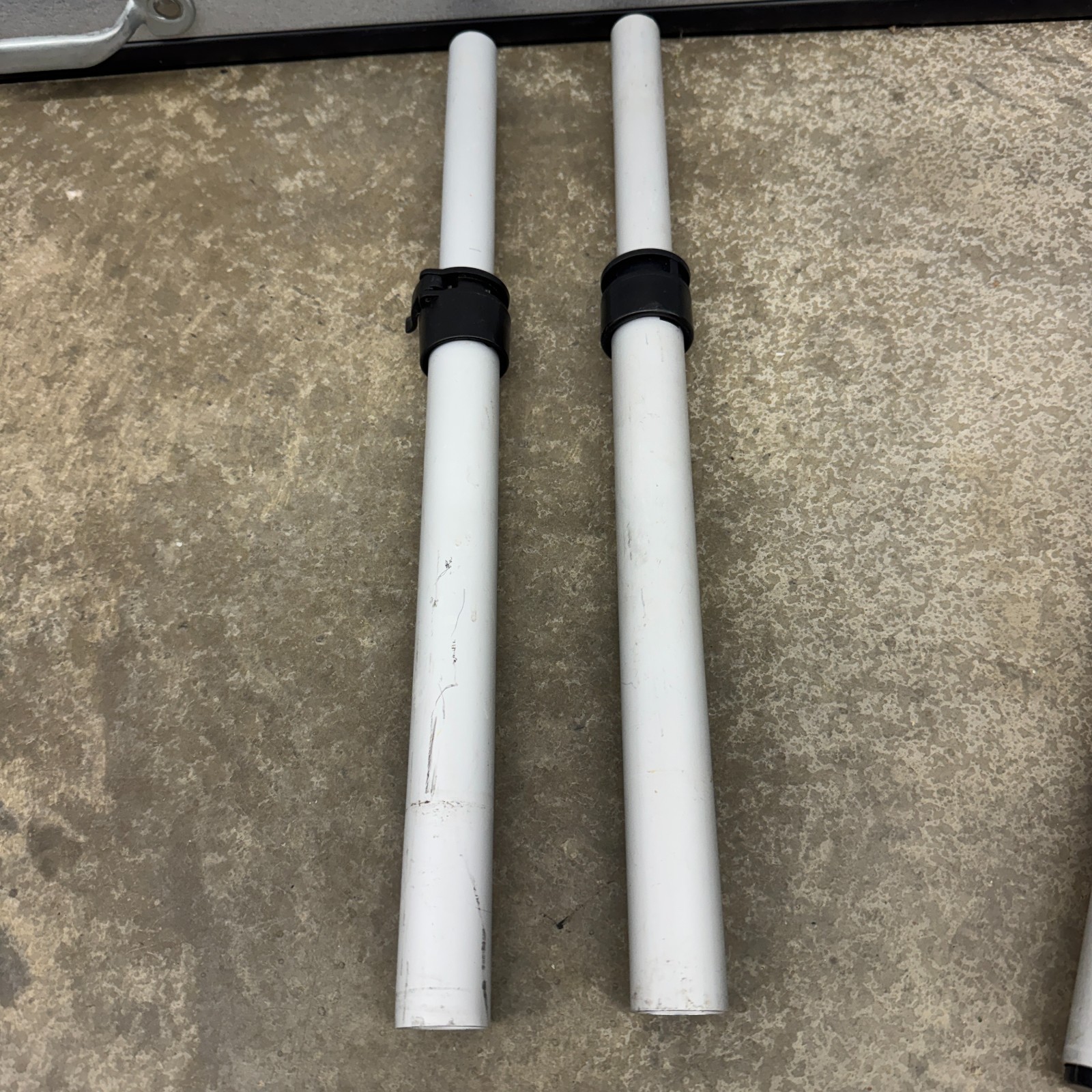 Silver Rock Band Drum Stand Legs Pair Adjustable Telescopic Xbox 360 PS3 PS2