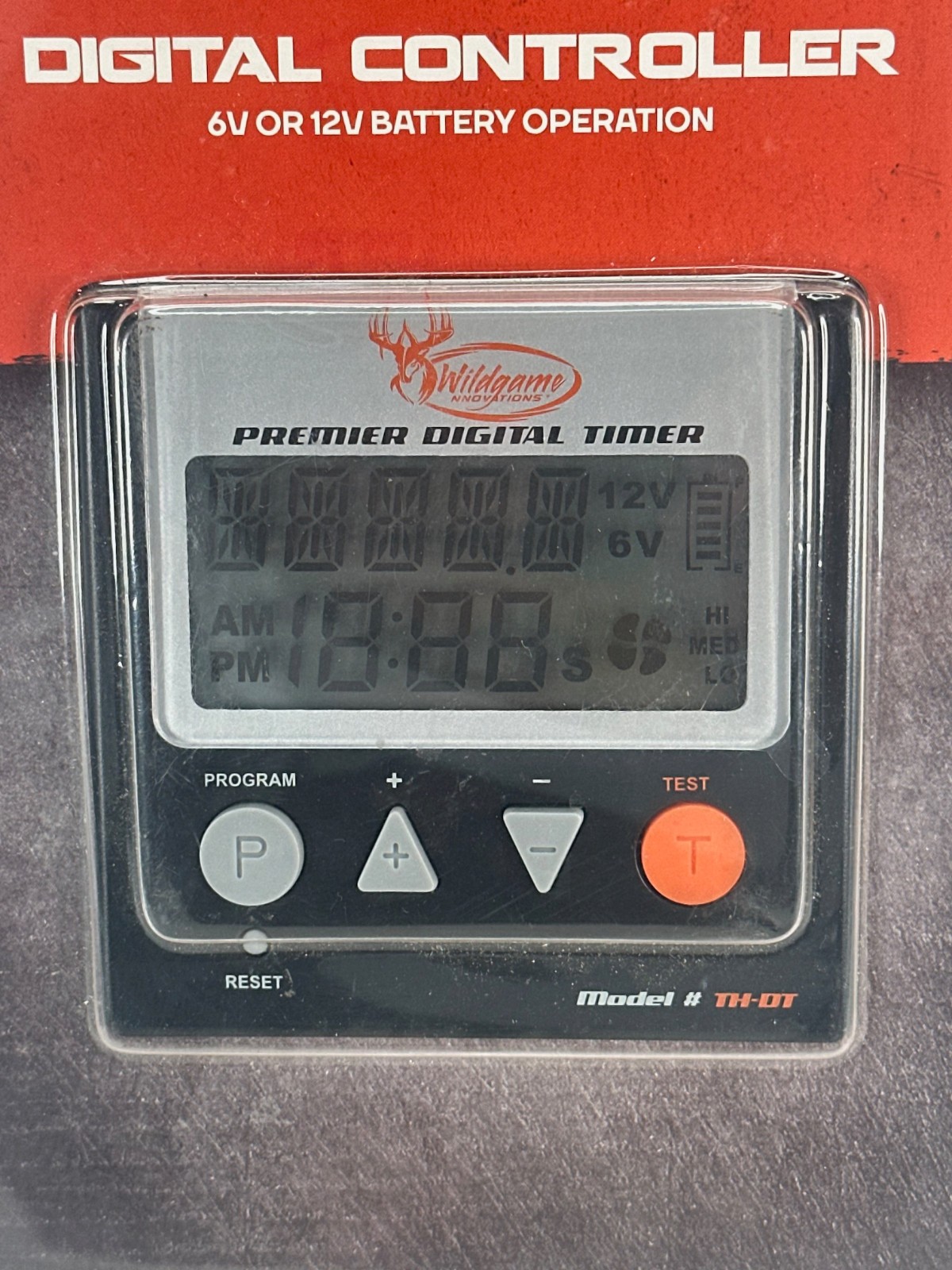 New Wildgame Innovations 6V or 12V Digital Timer Controller TH-DT Game Feeder -A