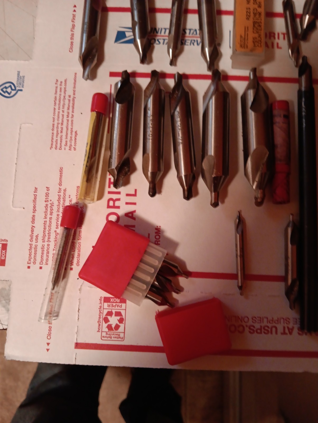 44 Used Machinist Center Drill Countersinks