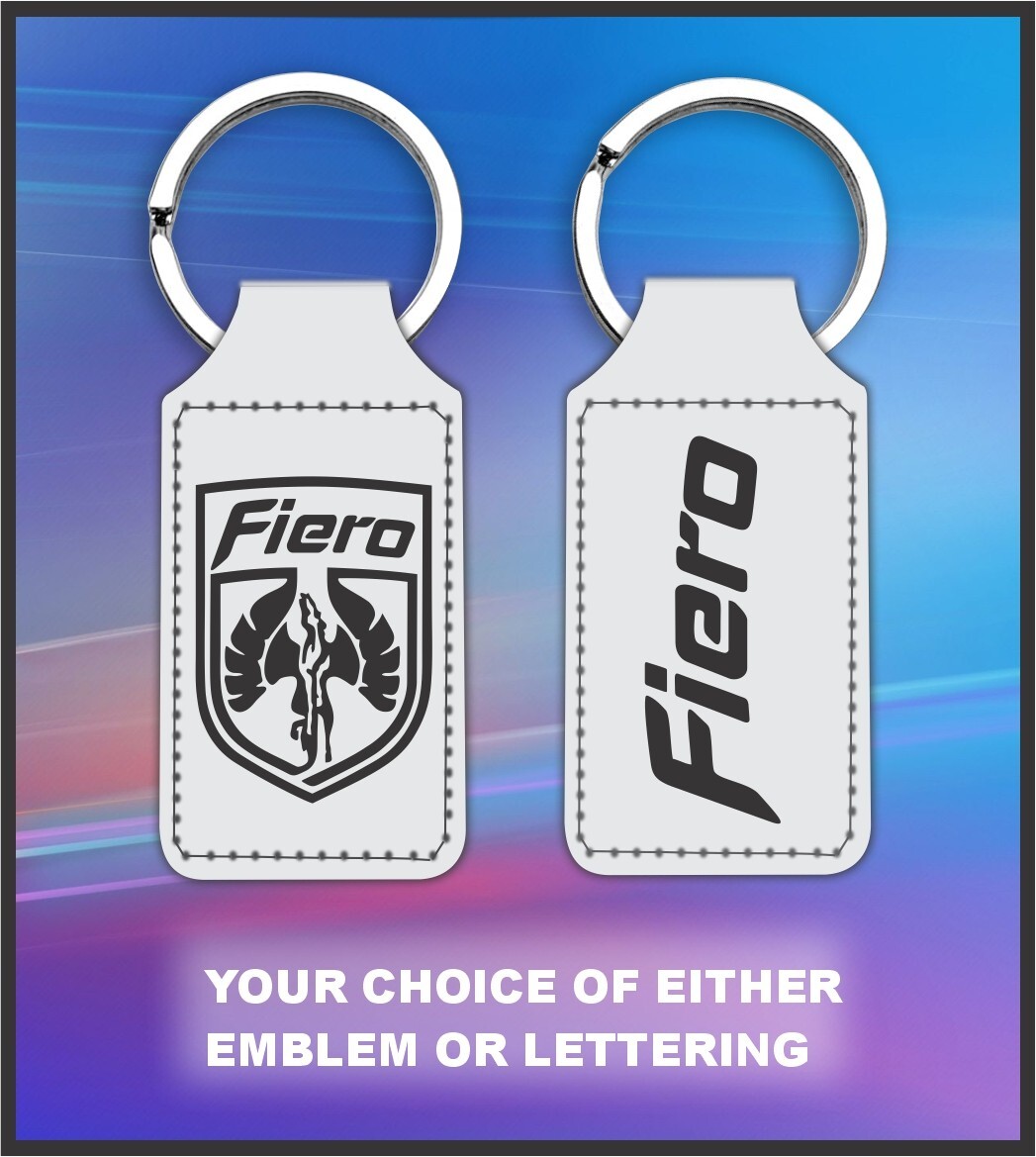 Fiero Custom Photo Keychain – Personalized Leatherette Key Fob