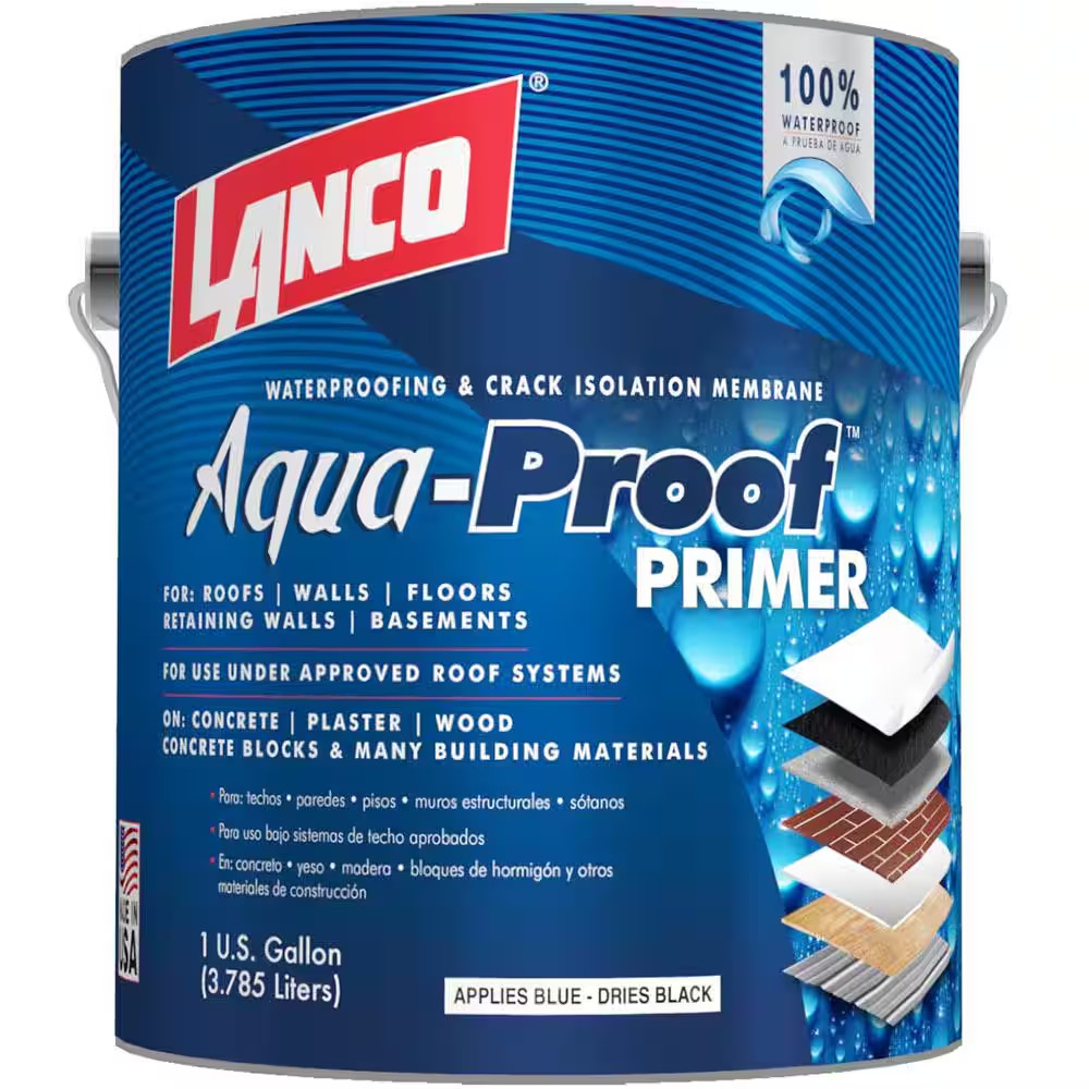 NEW Aqua-Proof 1Gal Black Rubberized Roof Primer Commercial RV Mobile Home Roofs