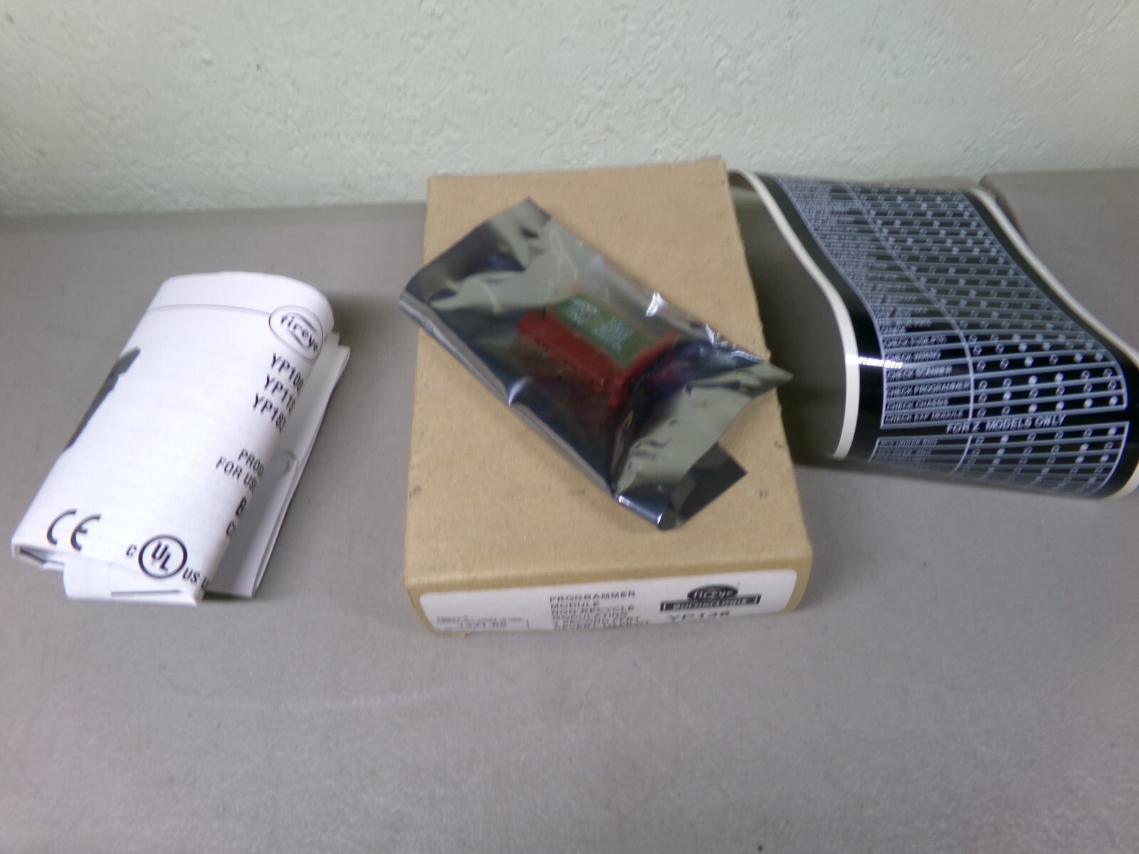 FIREYE YP138 BURNERLOGIX PROGRAMMER MODULE NON-RECYCLE MODULATING