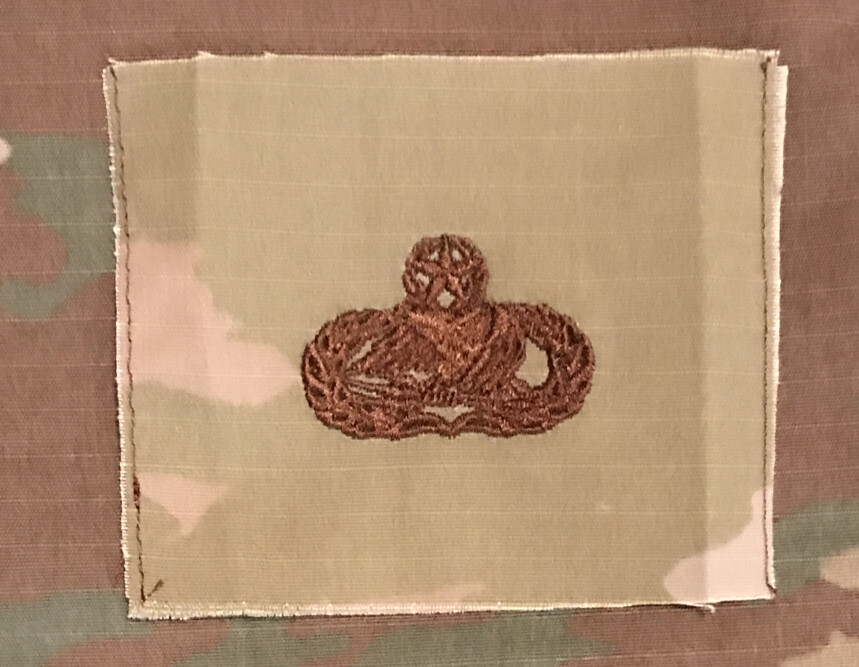 US Air Force Master Ground Radar Airfield Systems Badge OCP Sew-On Weather USAF