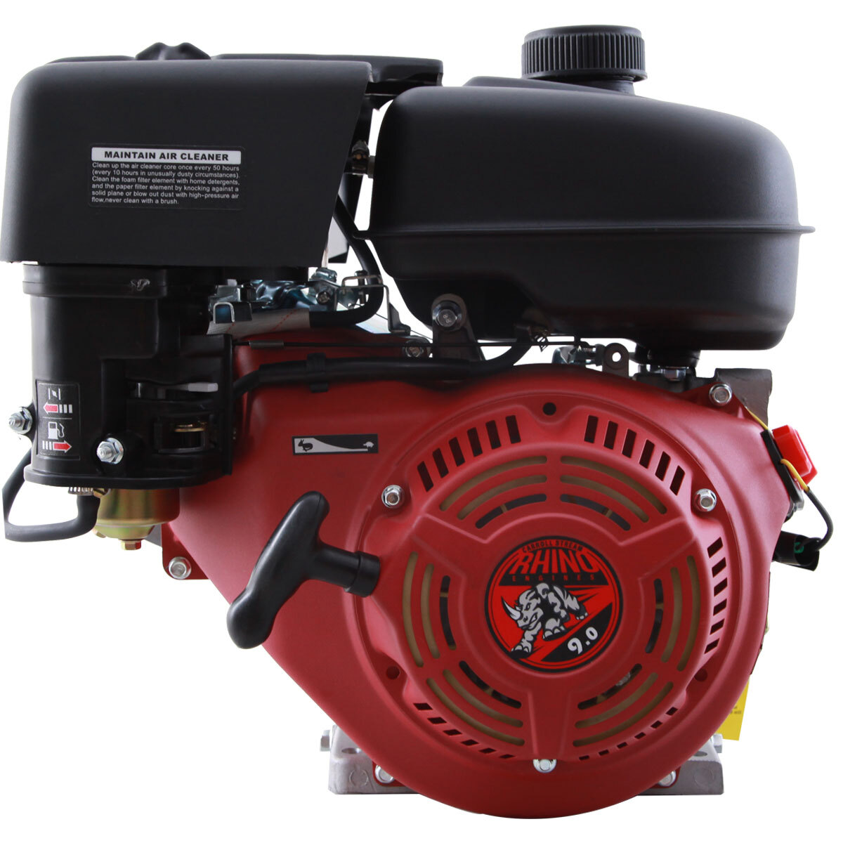 9HP 6:1 Gear Reduction Gas Engine Cement Mortar Mixer Side Shaft Small Motor