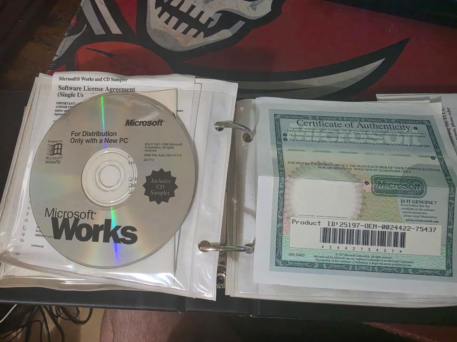 Gateway Software Storage Binder CD Holder, Original Vintage, 11 CD,s