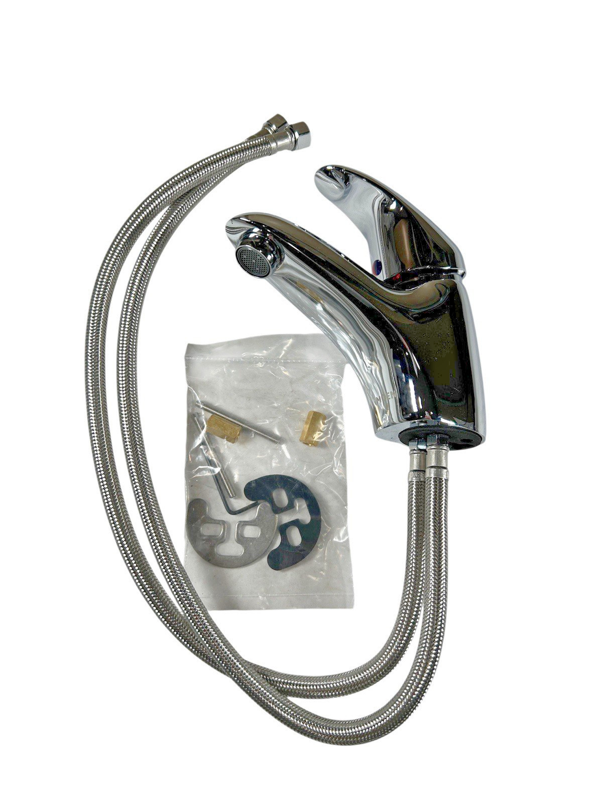 Moen 8417F12 1.2 GPM M-Dura Series Chrome Finish Brass Low Arc Bathroom Faucet