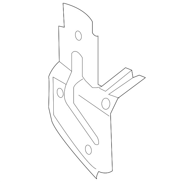 Genuine Nissan Engine Coolant Reservoir Bracket 21745-3TA0A