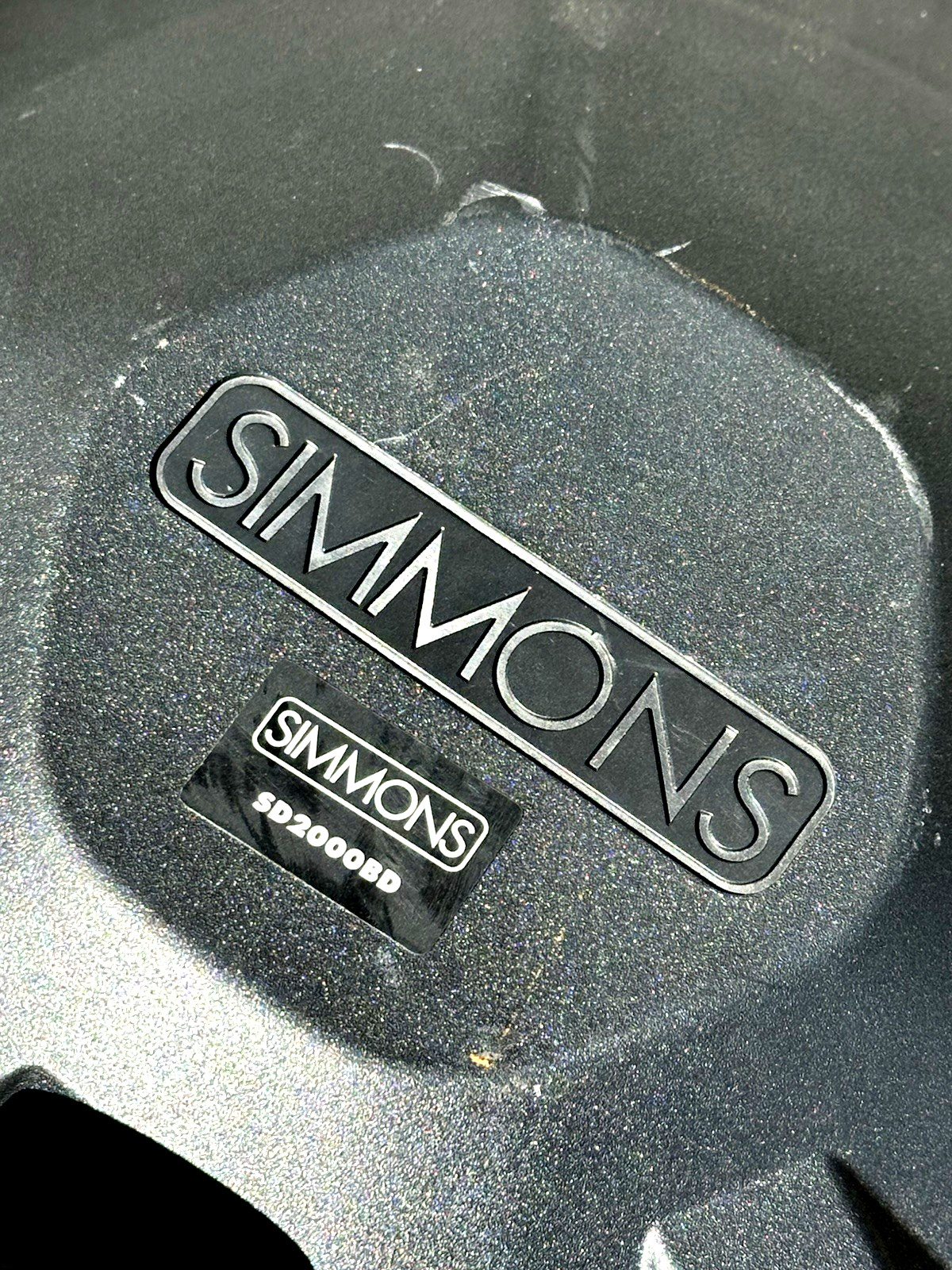 Simmons SD2000D R2334 Kick Drum Pad Tower Electronic Drum READ