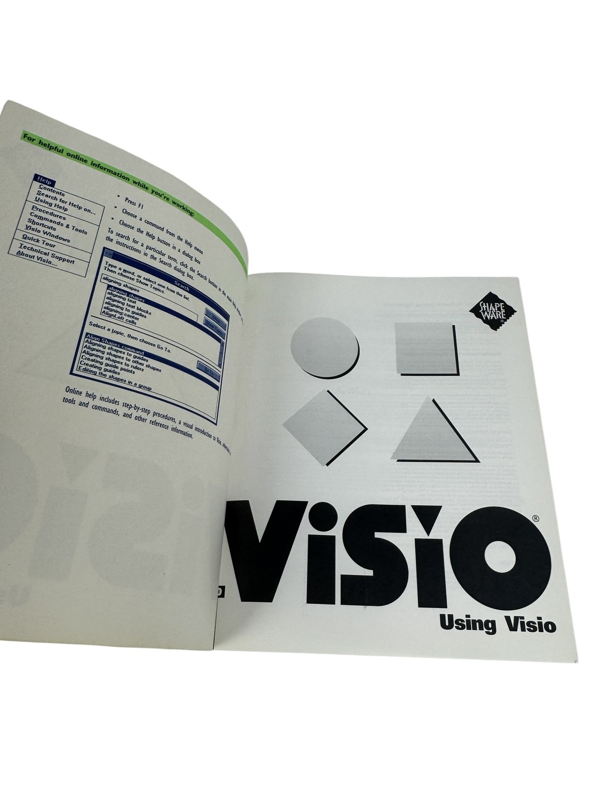 Visio 3.0 Software Manuals Set: Using, Tutorial, Master Shapes Tips & Techniques