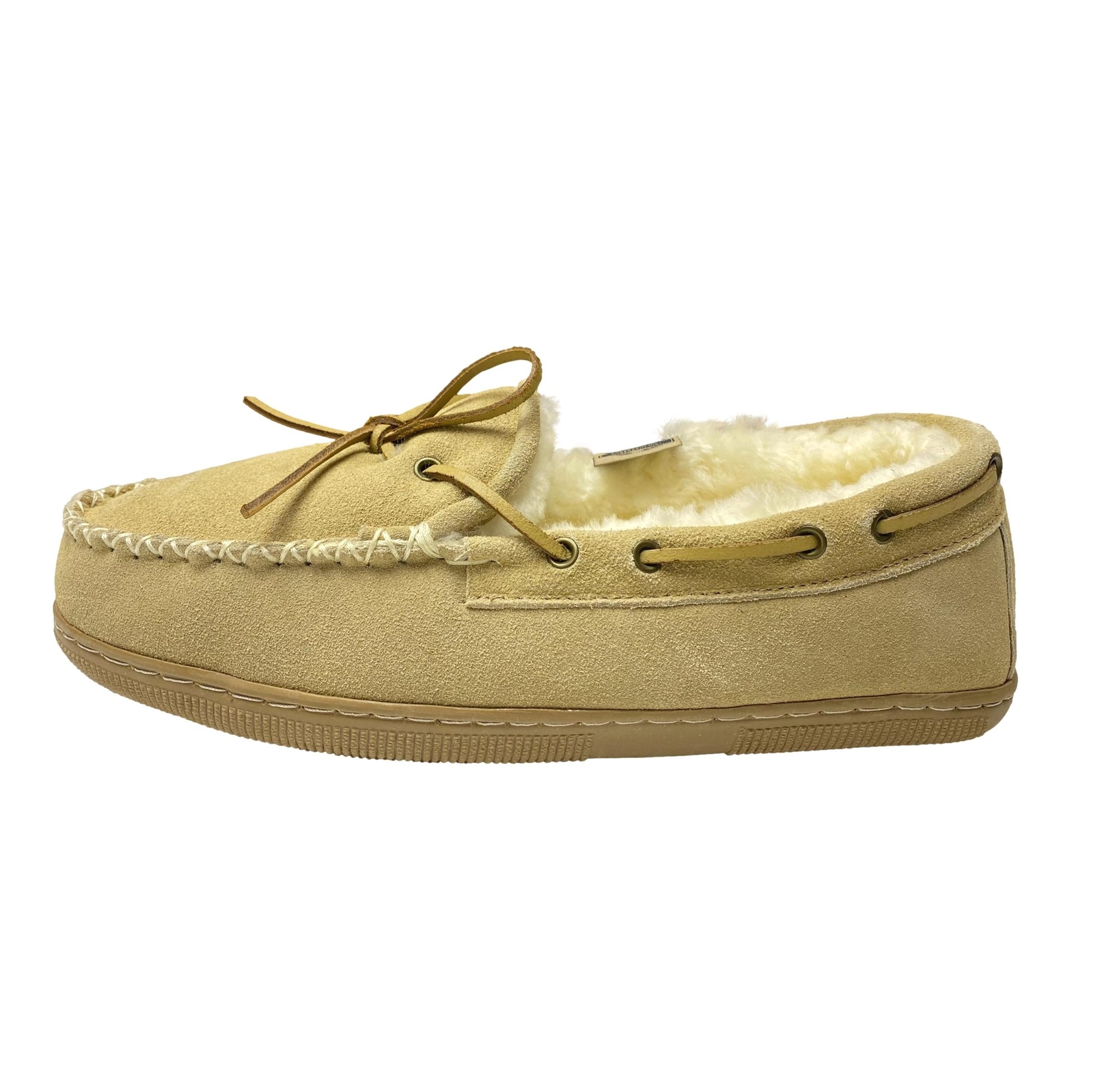 LU Classic Shearling Moccasins - Men's Sheepskin Slippers & Loafers Shoes