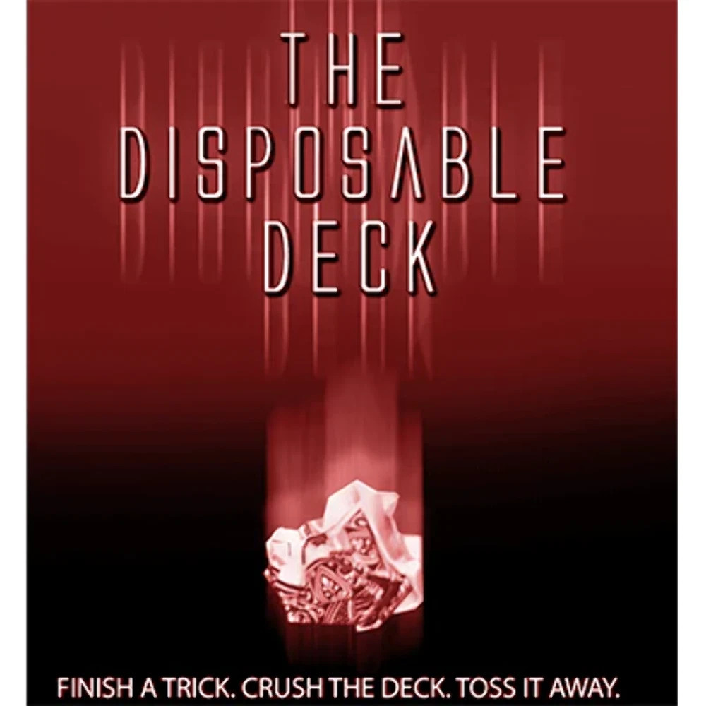 Disposable Deck 2.0 (red) by David Regal - Trick