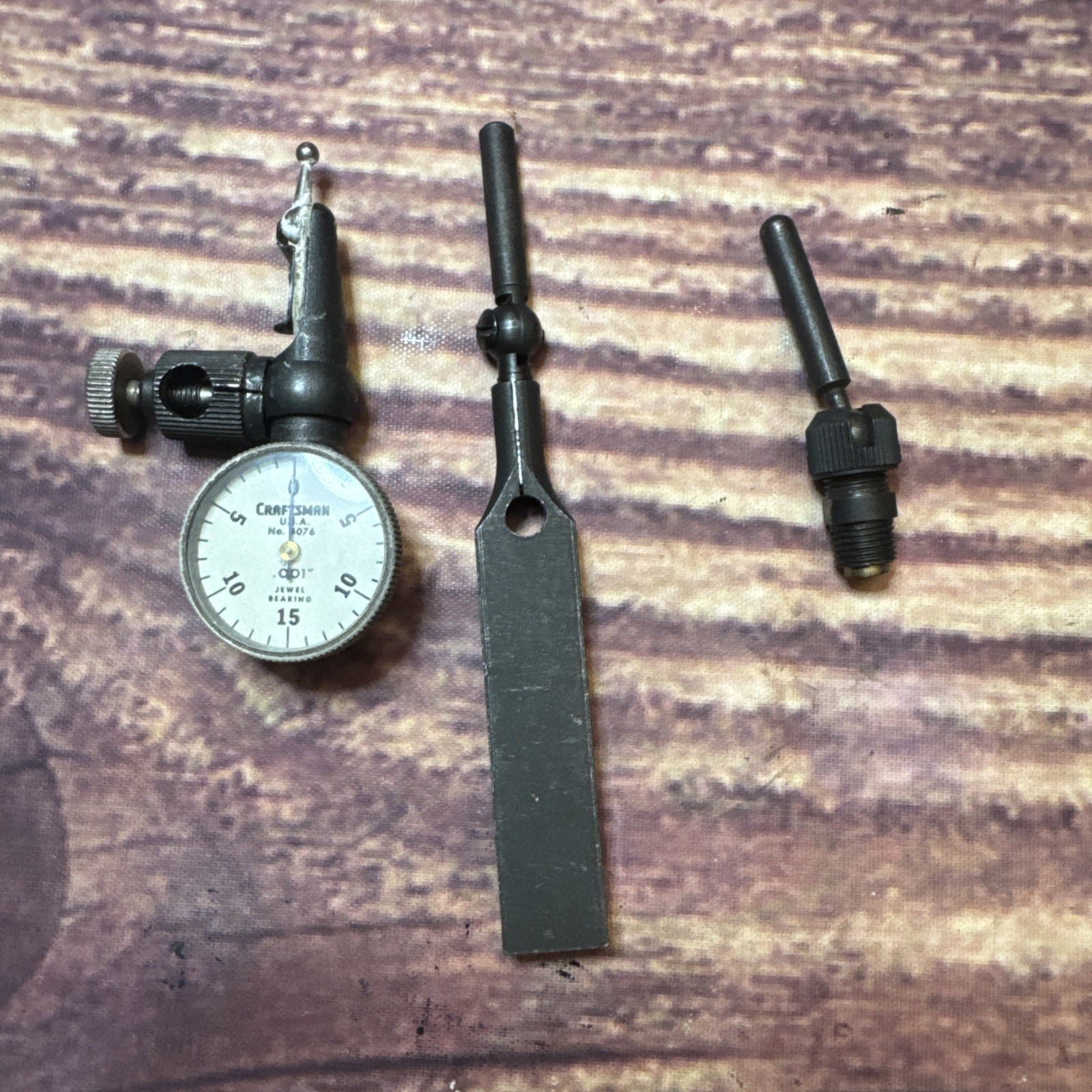 Craftsman Dial test Indicator 4076 Machinist Toolmaker Feeler Gage