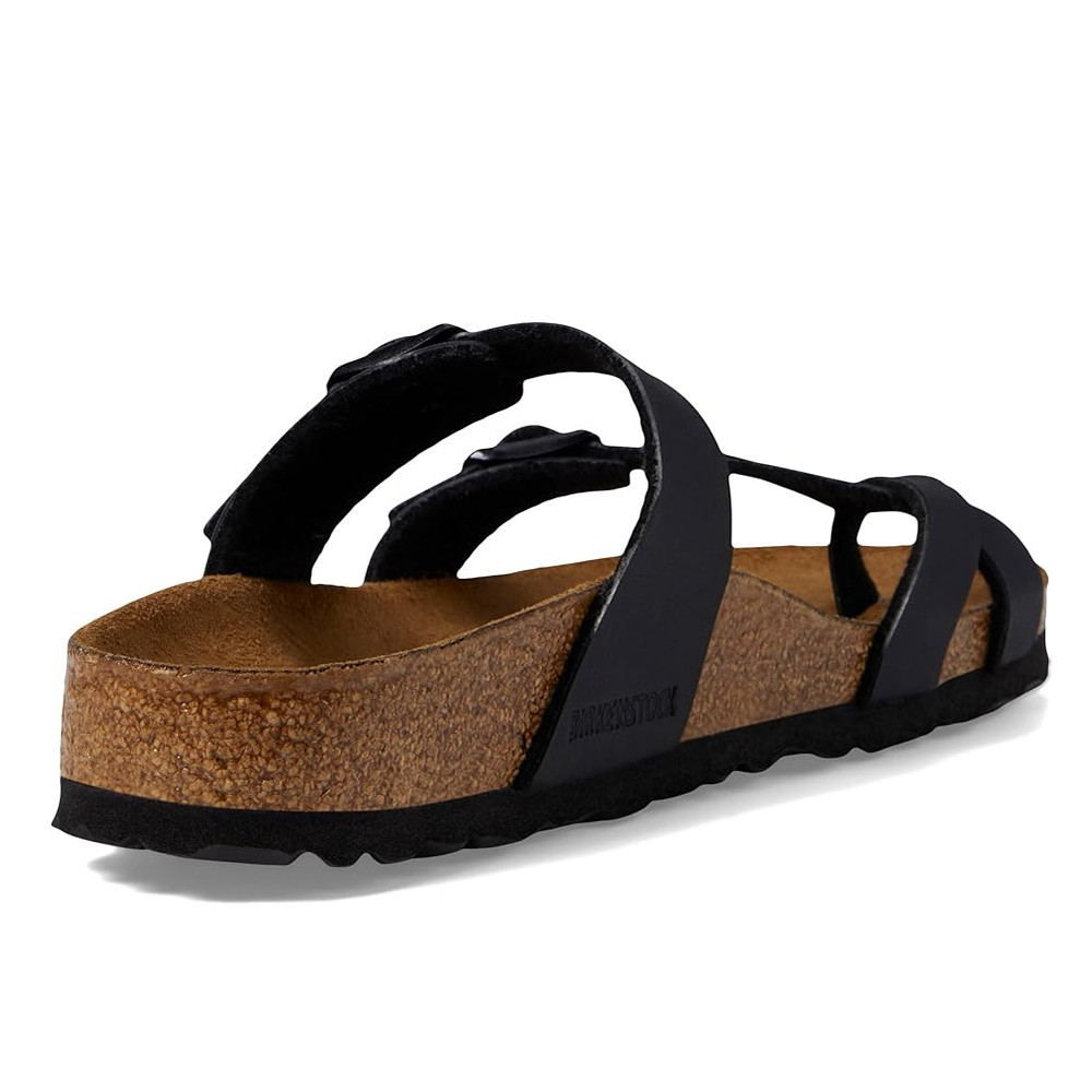 Birkenstock Mayari Black Classic Birko-Flor Cork Two-Strap Sandals Women’s Shoes