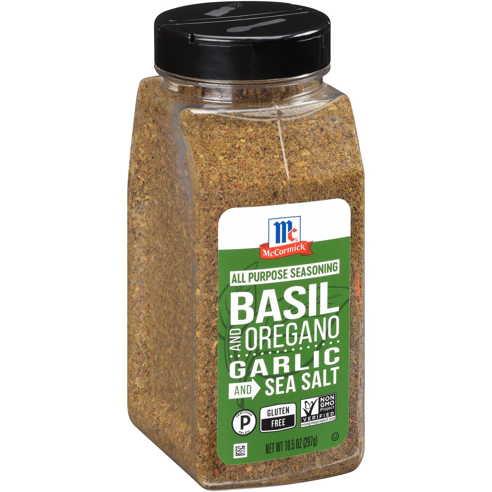 McCormick Basil and Oregano, Garlic Sea Salt All 10.5 Ounce (Pack of 1)