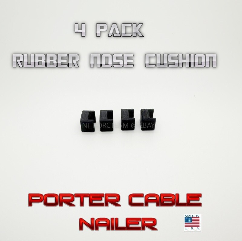 4 Pack -  Porter Cable BN125A Brad Nailer Nose Cushion  Replaces PN: 894742