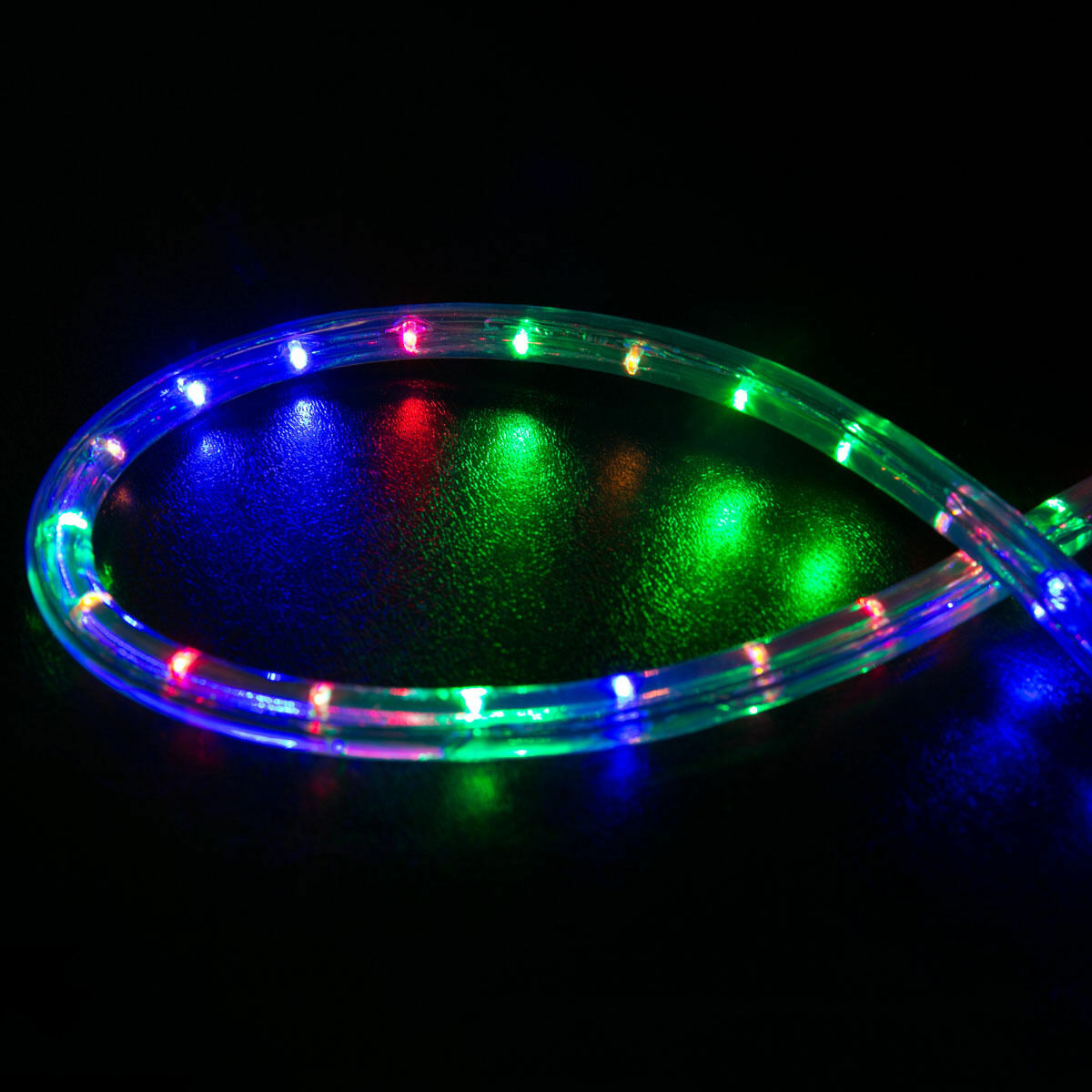 Assorted Sizes Multi-RGB LED Rope Lighting Thick Indoor Outdoor Christmas Tree
