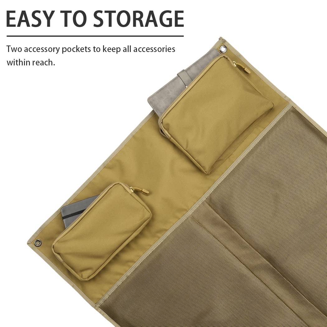 MOZETO Large Foldable Padded Shooting Mat - Hunting Range Accessories