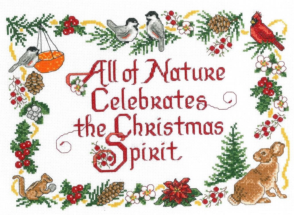 Ursula Michael Counted Cross Stitch Leaflet ~ Nature's Christmas~ 2751