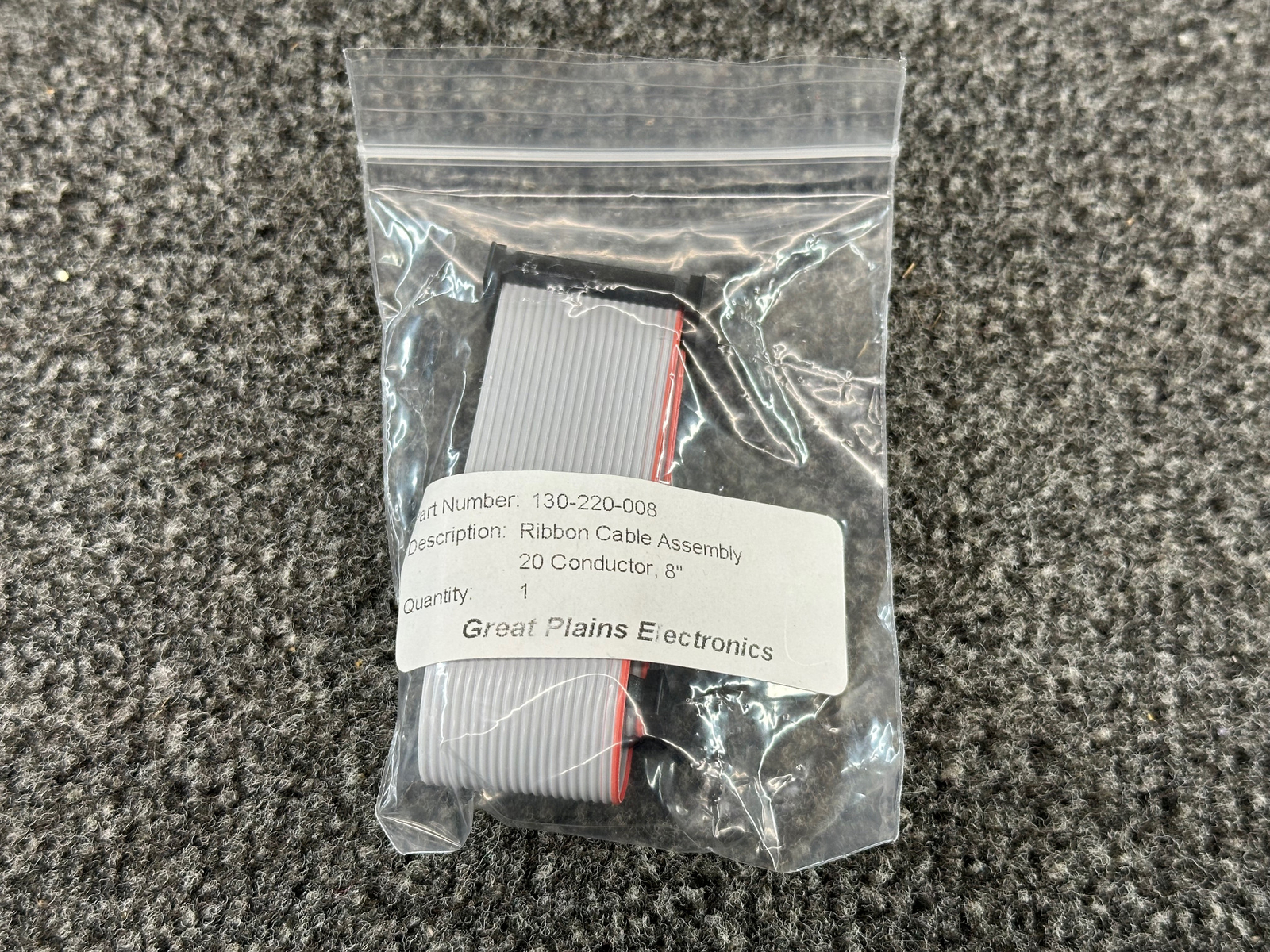 Bally Williams Pinball Machine Display Board Ribbon Cable 20 Pin 8 In NEW