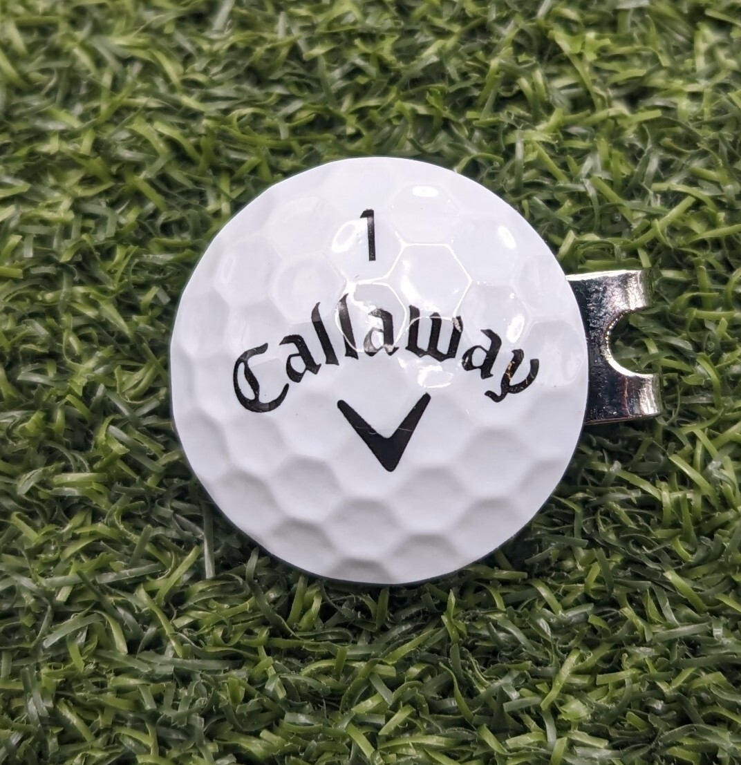 Callaway real golf ball marker chrome soft supersoft chromesoft