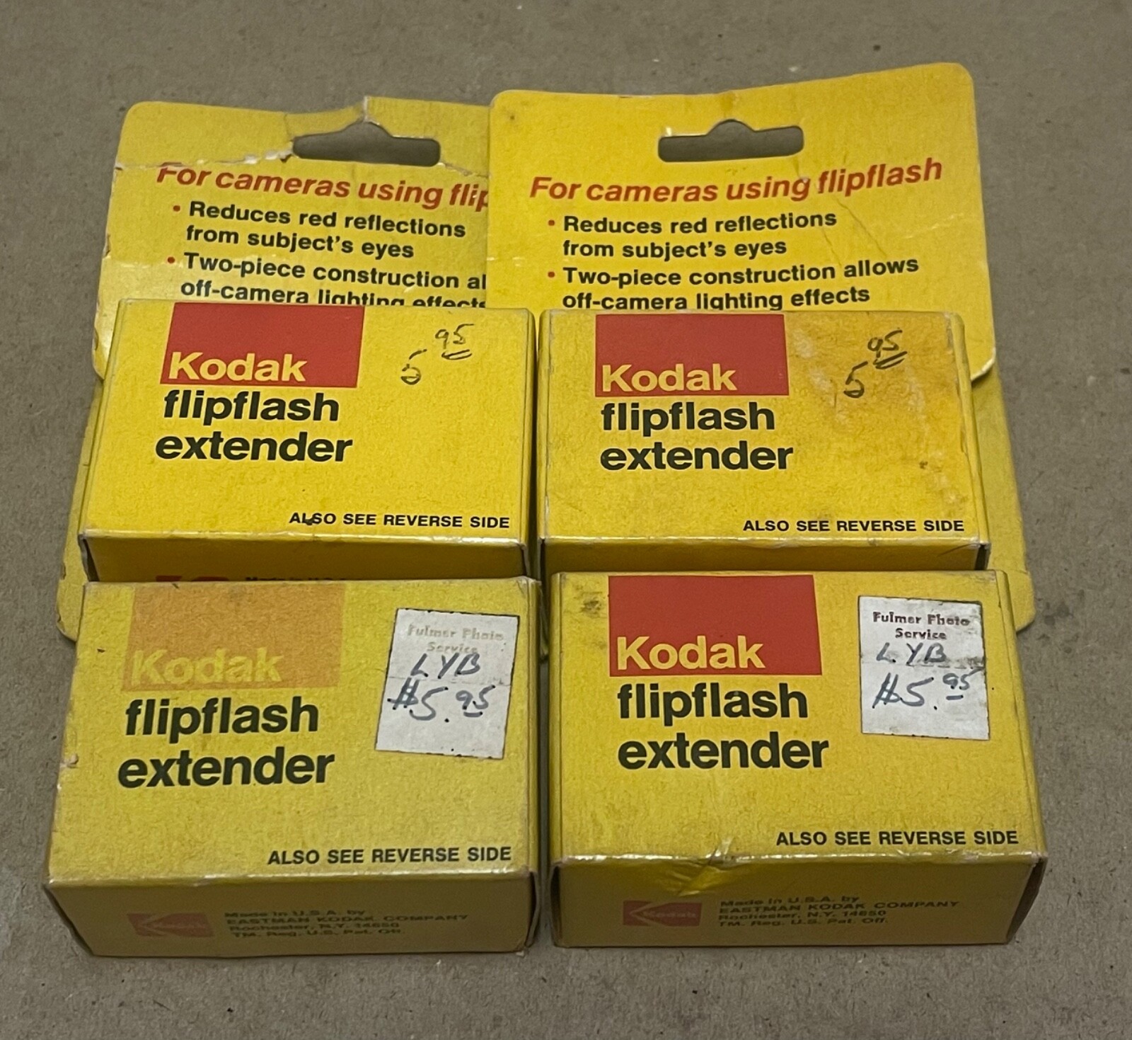 NOS Kodak Flipflash Extender for Camera VINTAGE IN BOX from Photo Estate NEW VTG