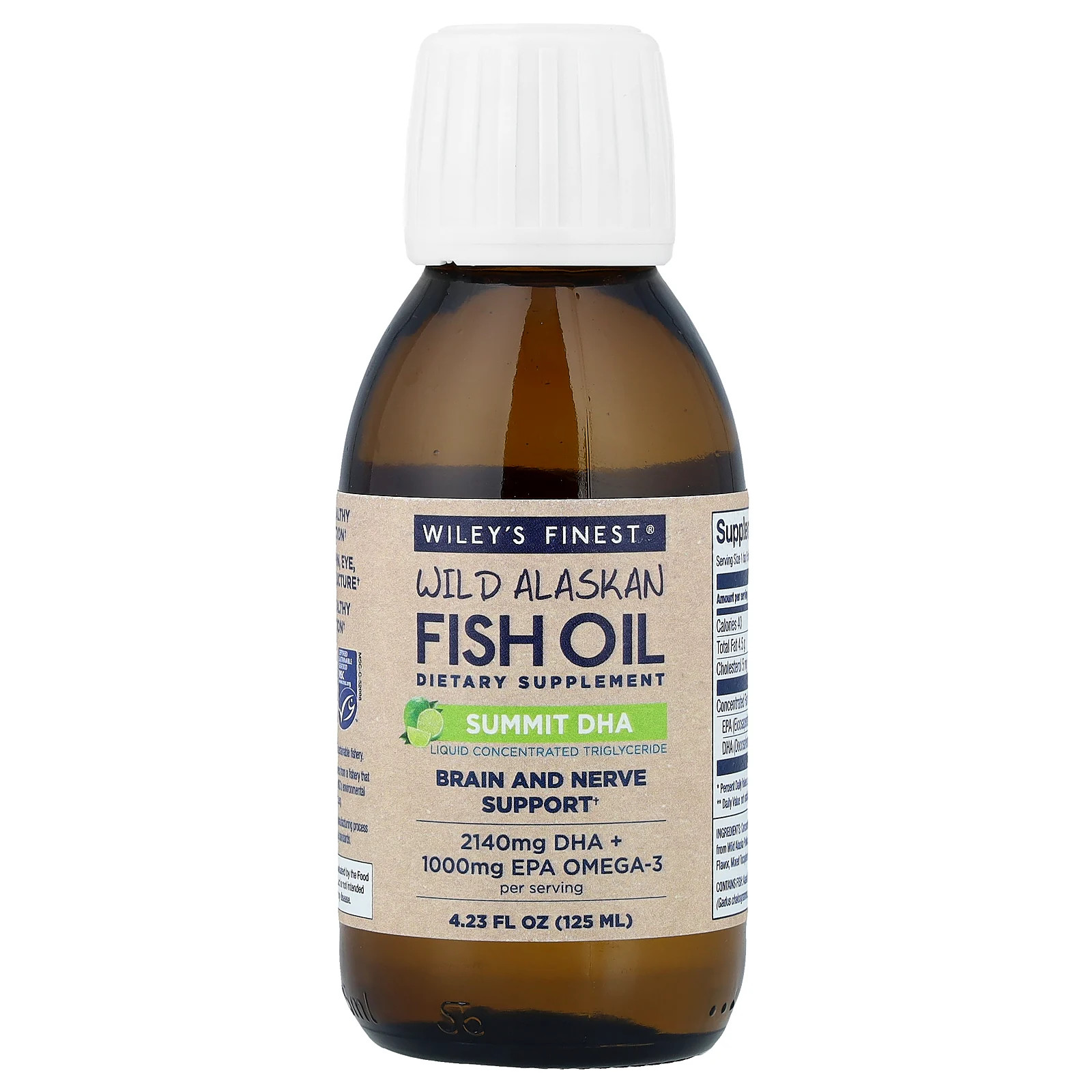 Wild Alaskan Fish Oil, Summit DHA, 4.23 fl oz (125 ml)