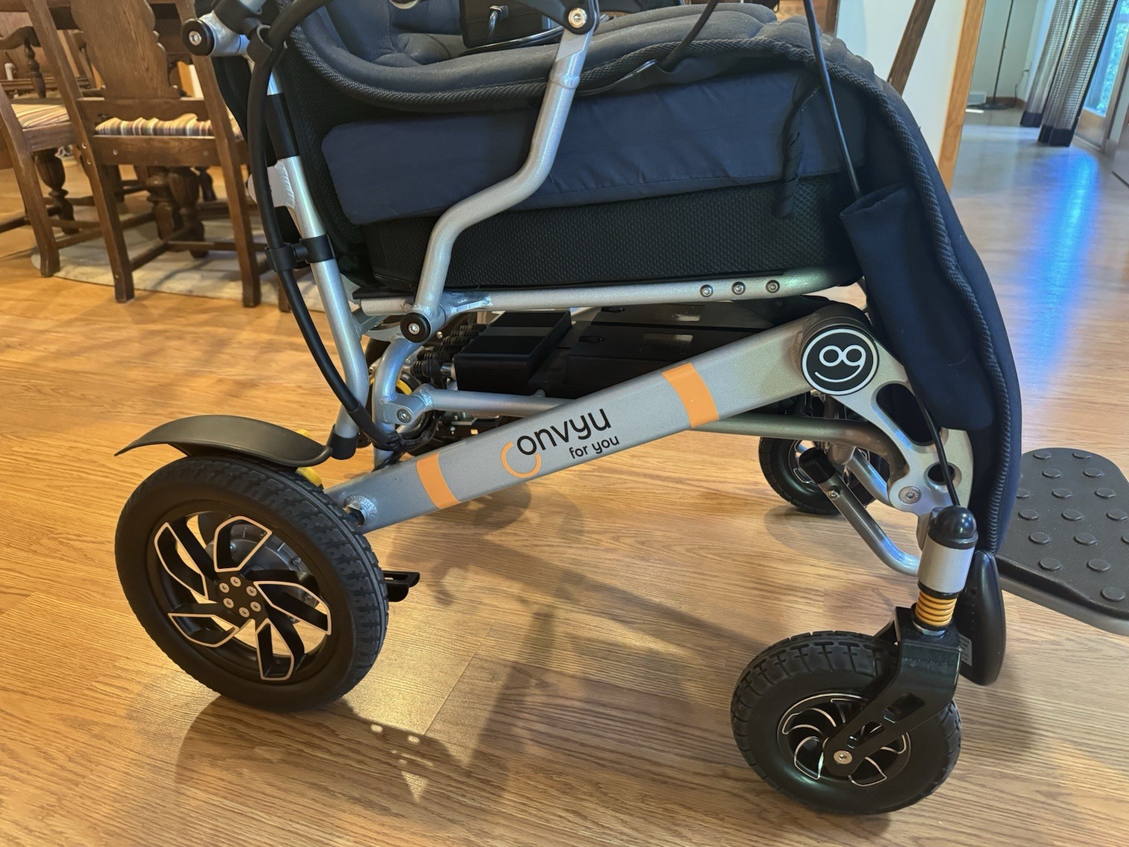 Electric Wheelchair 500W Motorized, Foldable, All-Terrain, Senior-Friendly