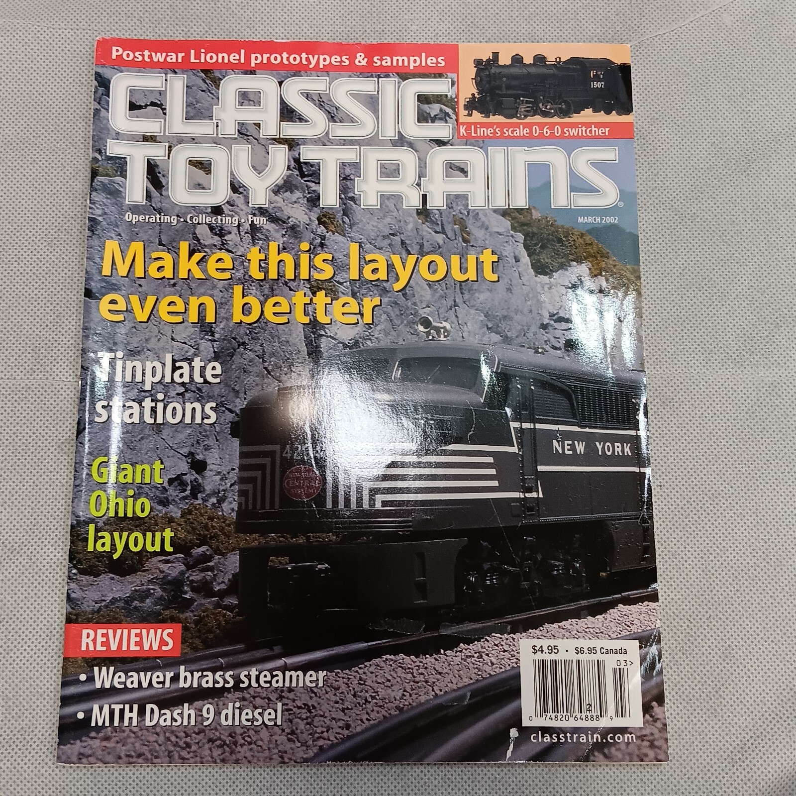 Classic Toy Trains Magazine March 2002