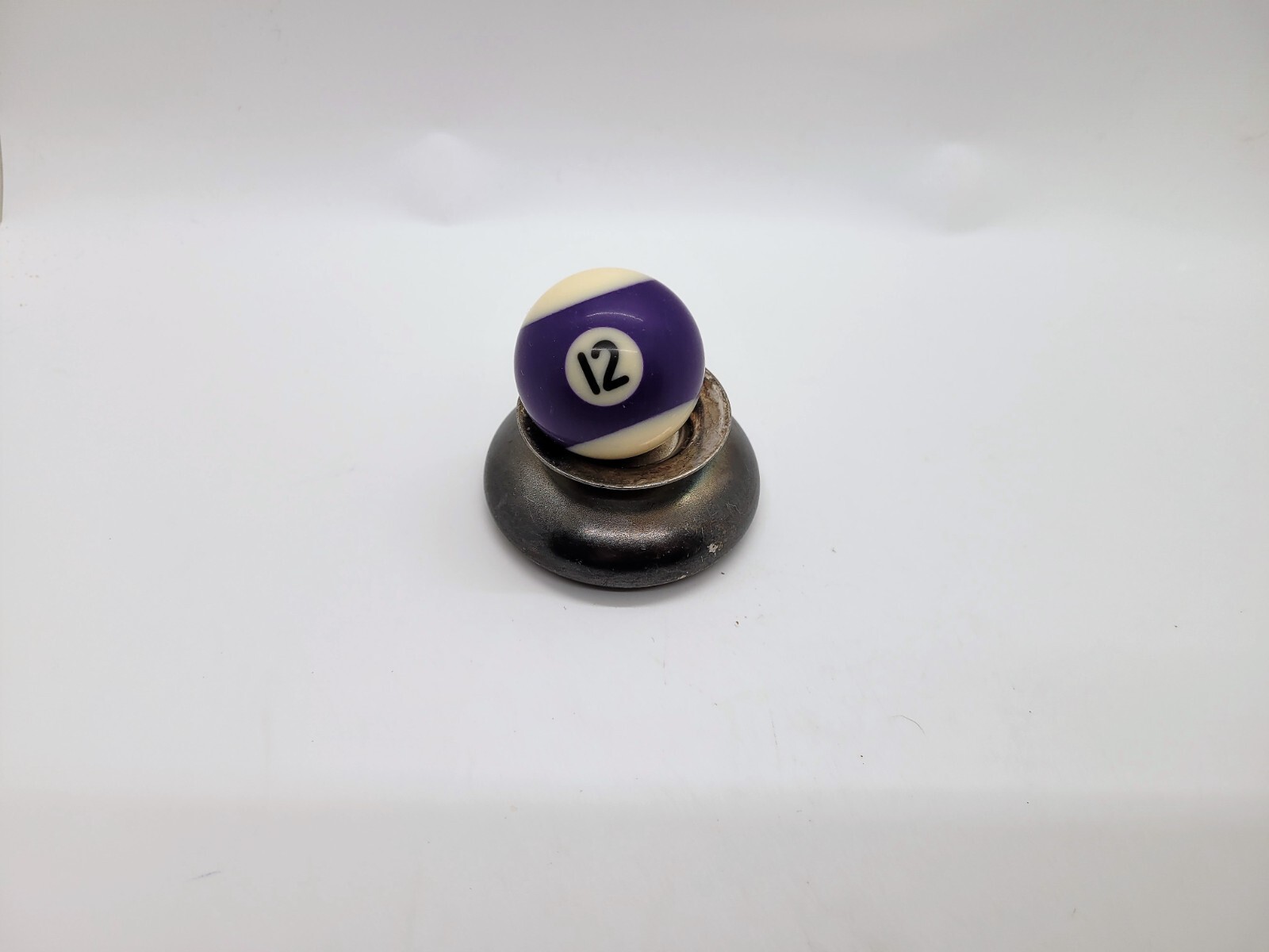 Vintage Number #12 Purple Striped Small Pool Ball Replacement 1 ⅞"