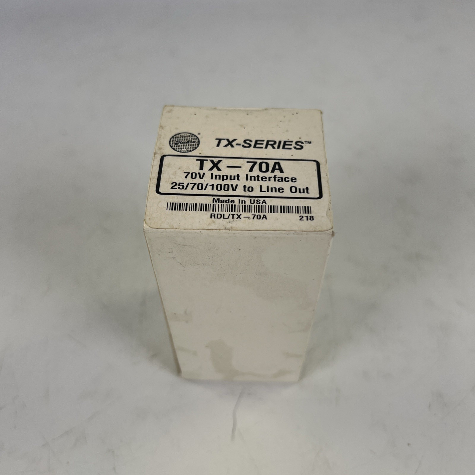 RDL TX-70A Input Interface with Unbalanced Line Out