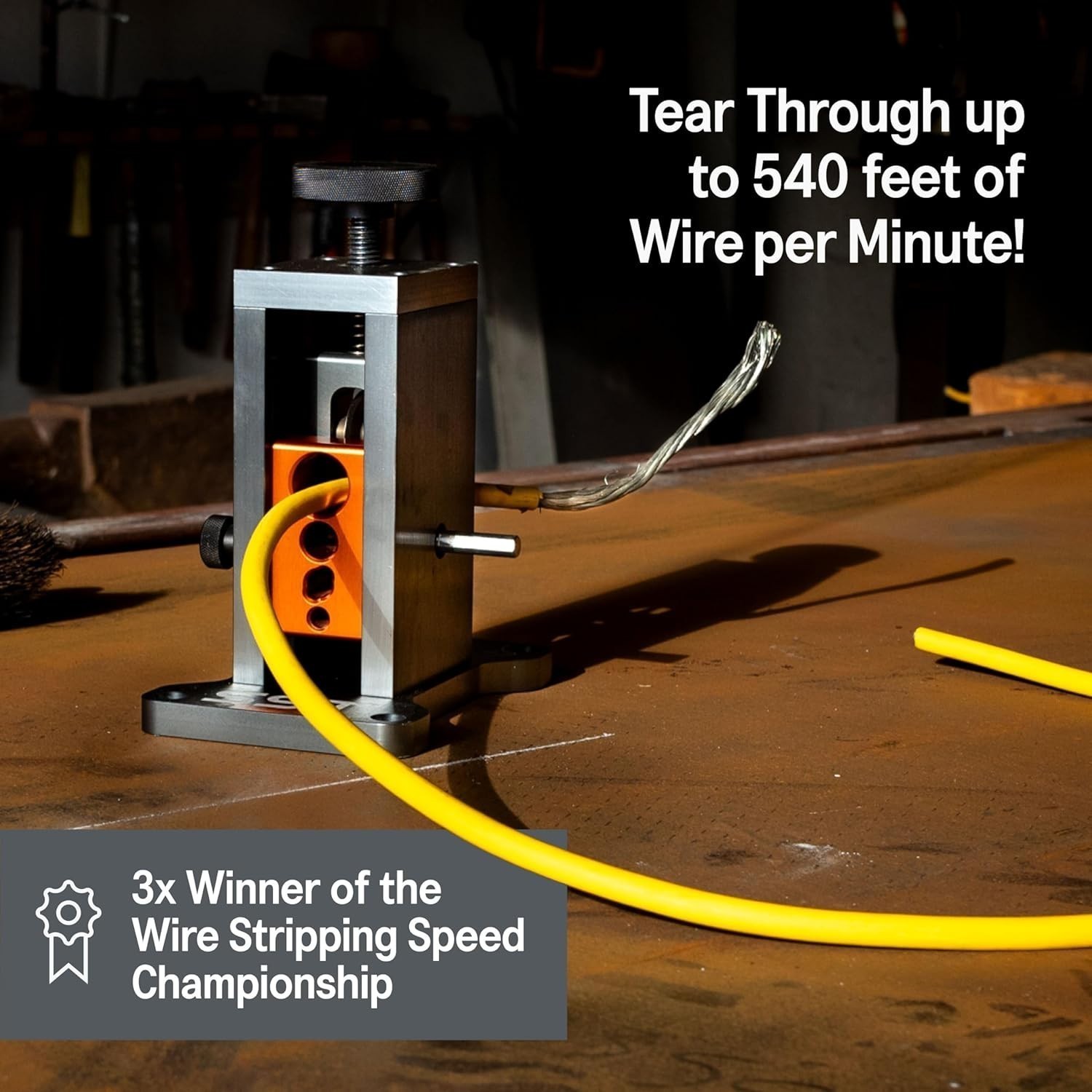 Wire Stripping Machine - Drill-Powered Scrap Wire Stripper