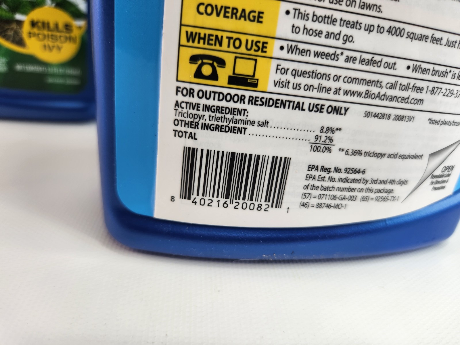 3 Pack Bioadvanced Brush Killer - New 32oz Bottles w/ Hose nozzle