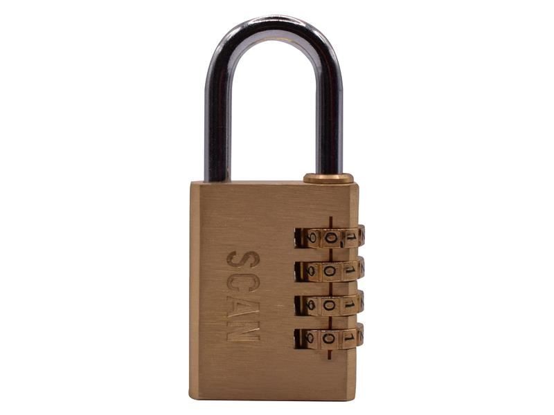 Scan - Cadenas à combinaison en laiton 38mm