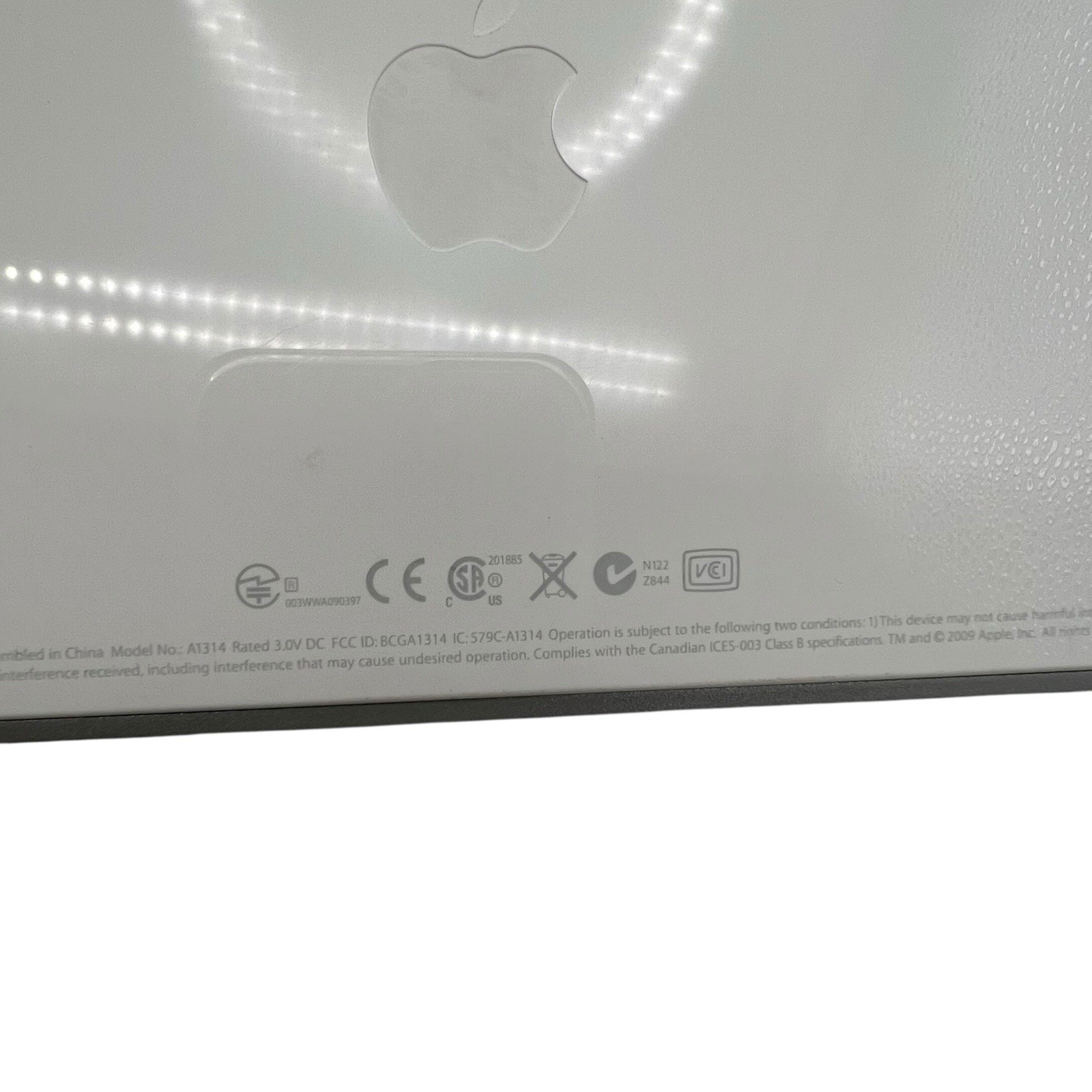 Apple A1314 Wireless Bluetooth Keyboard Silver Tested Working OEM