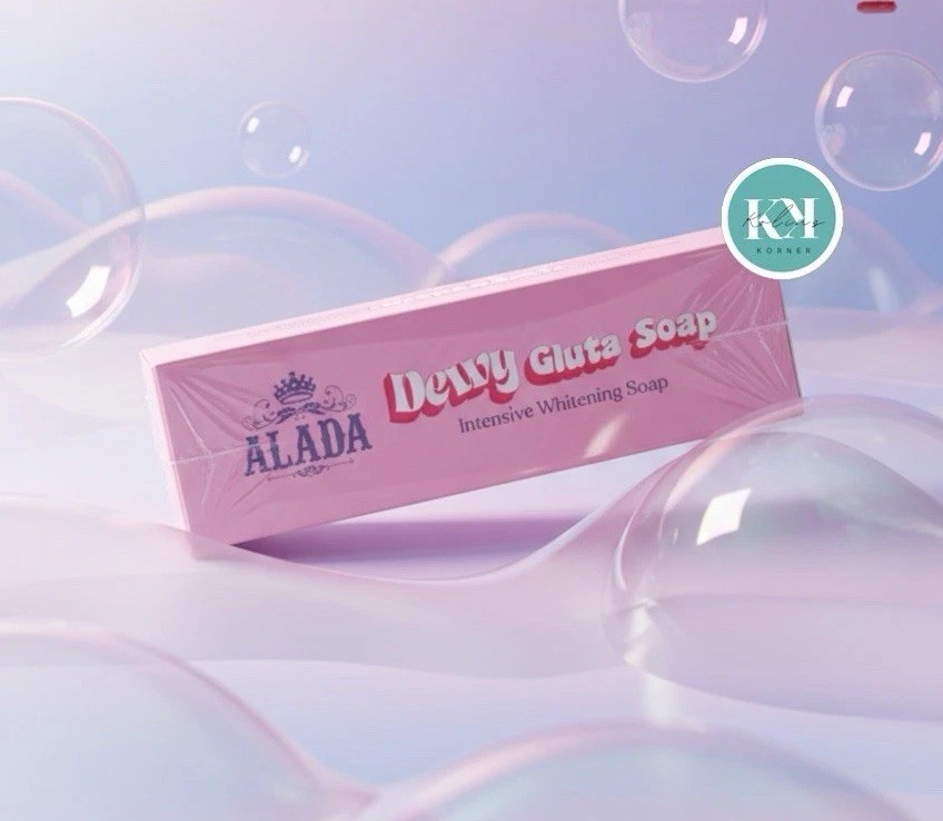 ALADA NATURAL Dewy Gluta Soap 70g with Niacinamide & Collagen Pack of 3