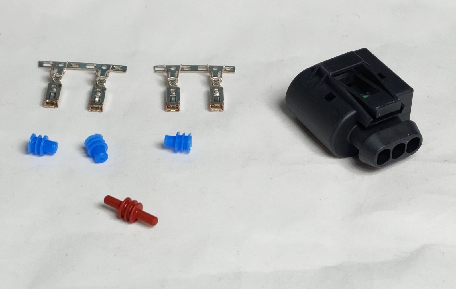 3-pin Kostal Hirschman connector kit Pierburg CWA100.3 CWA100-3 CWA150 pump