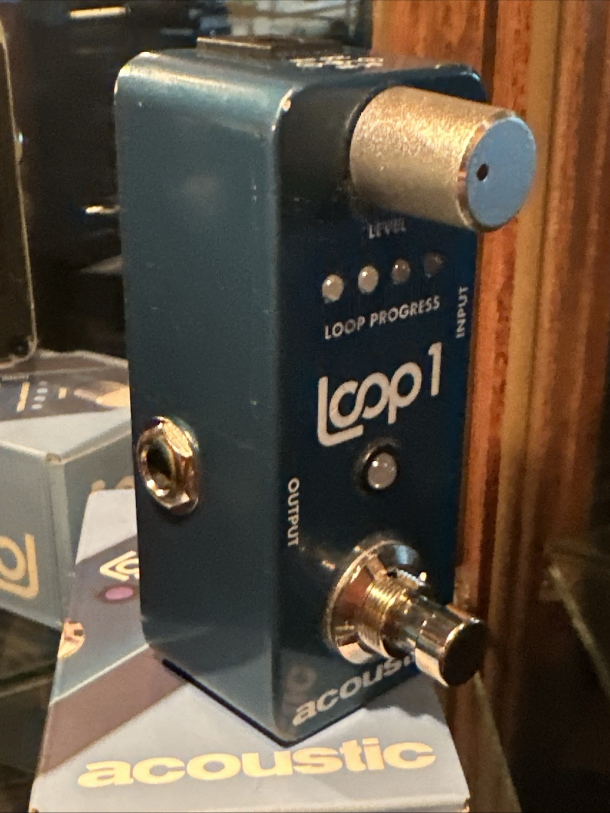 Acoustic Loop1 Looper Guitar Effect Pedal. Tested. With Box
