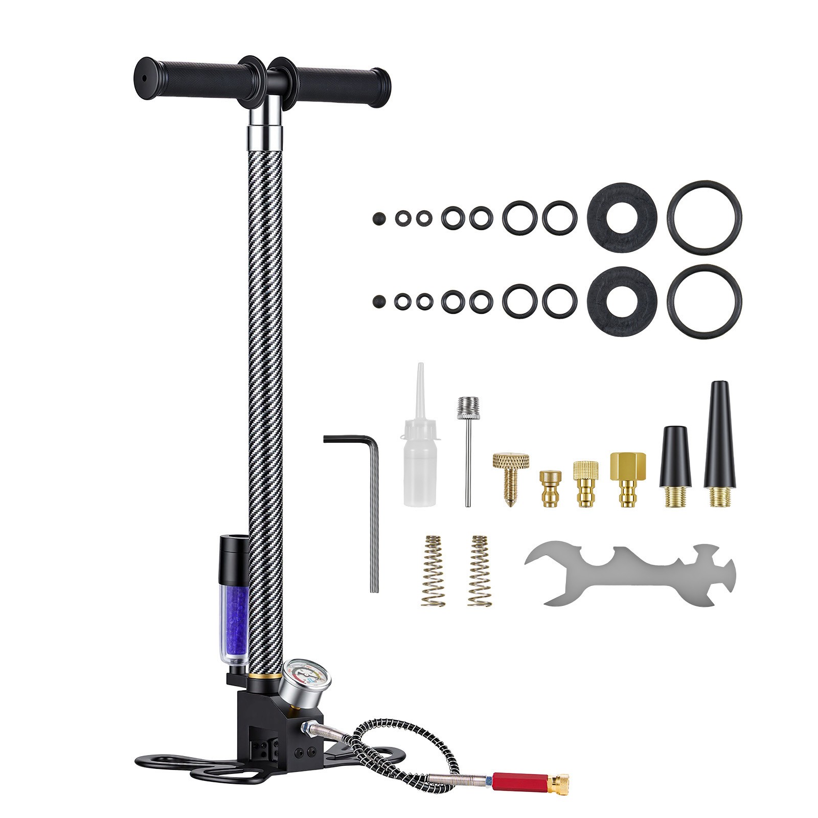 Uimoso High-Pressure Hand Pump for Air Rifles, 3.5 Stage, 4500 PSI, 31.03 MPa