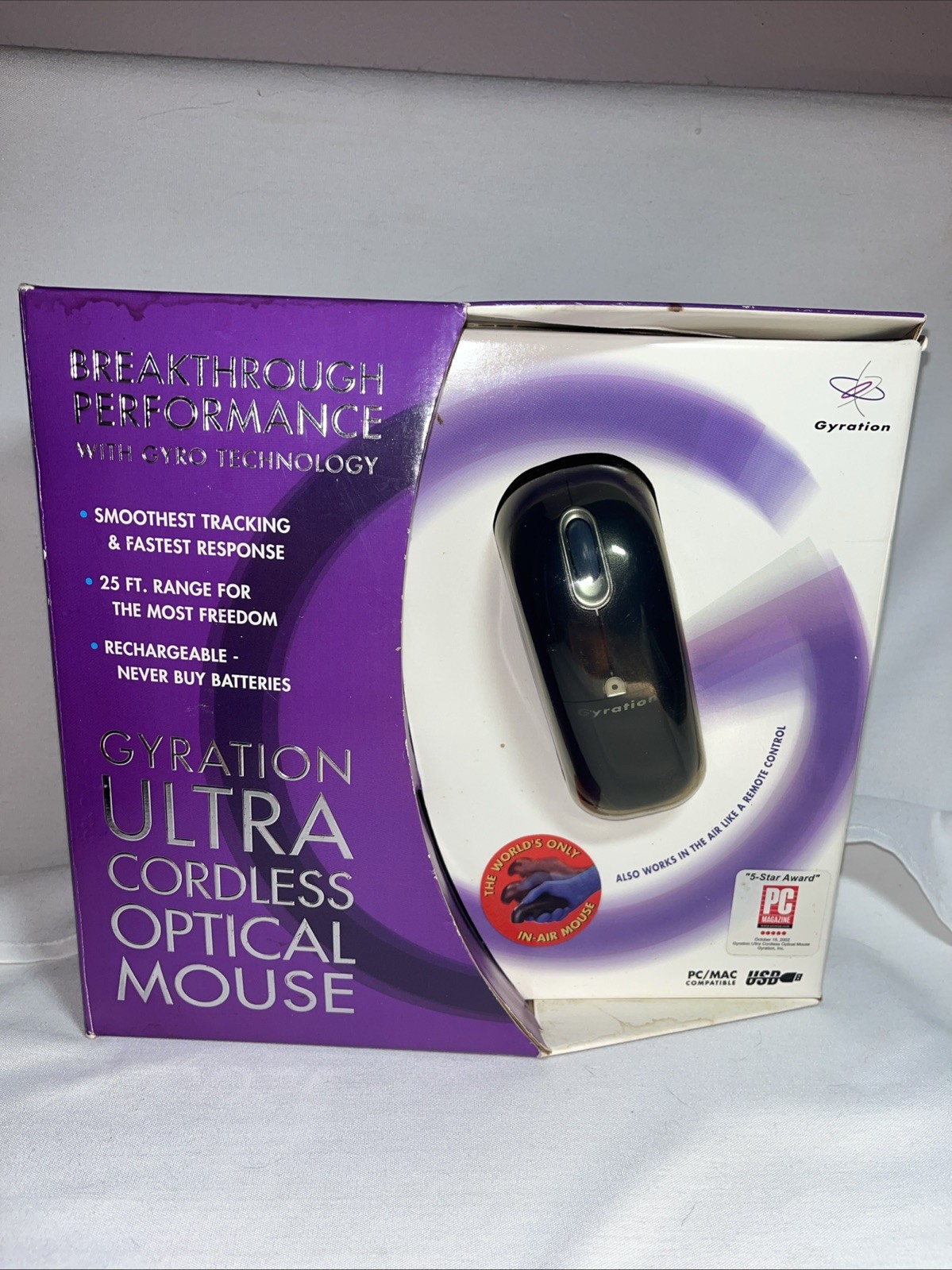 Gyration Ultra Professional Optical Mouse GP210 - New Open Box