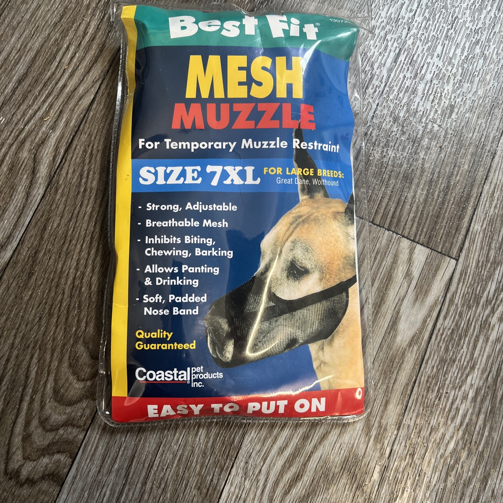 Pet Dog Muzzle Anti-lick Anti-Biting Chewing Licking Mouth Cover Mesh Mask 7XL