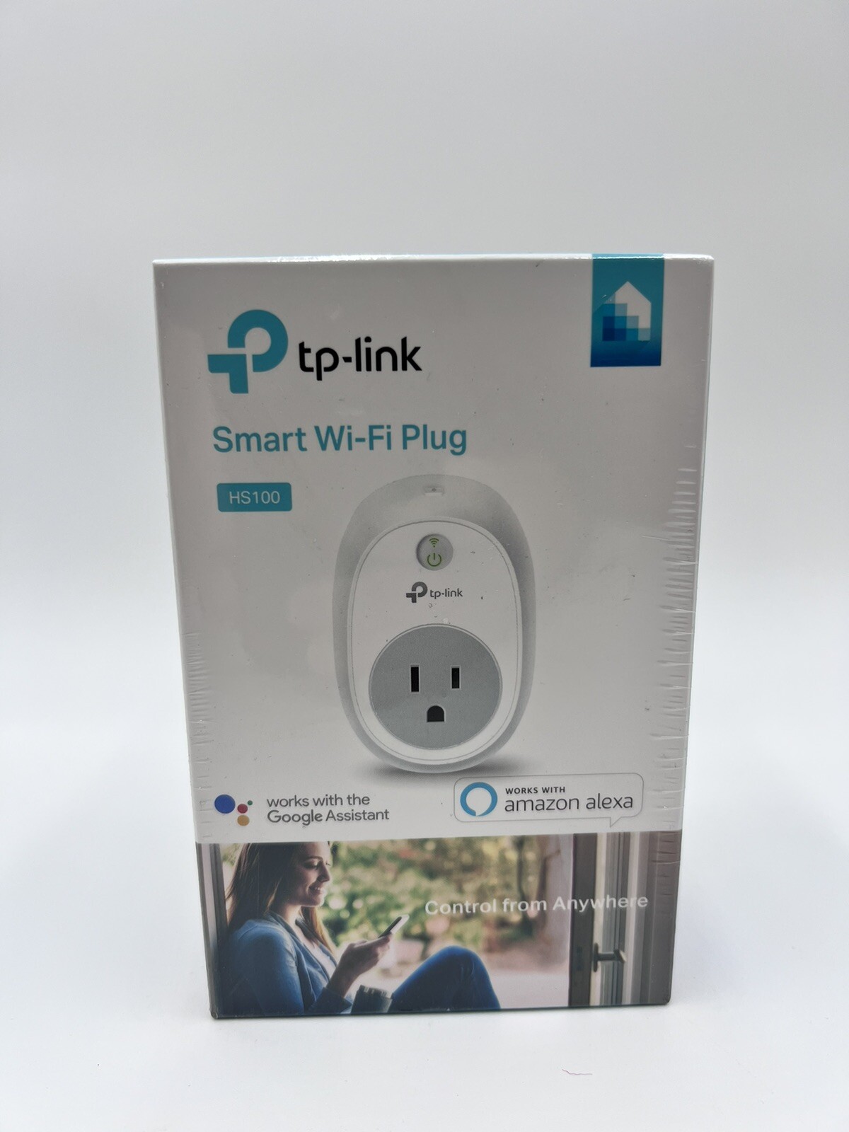 TP-LINK Kasa HS100 Smart Plug, Wi-Fi Enabled, Control Your Electronics. K5