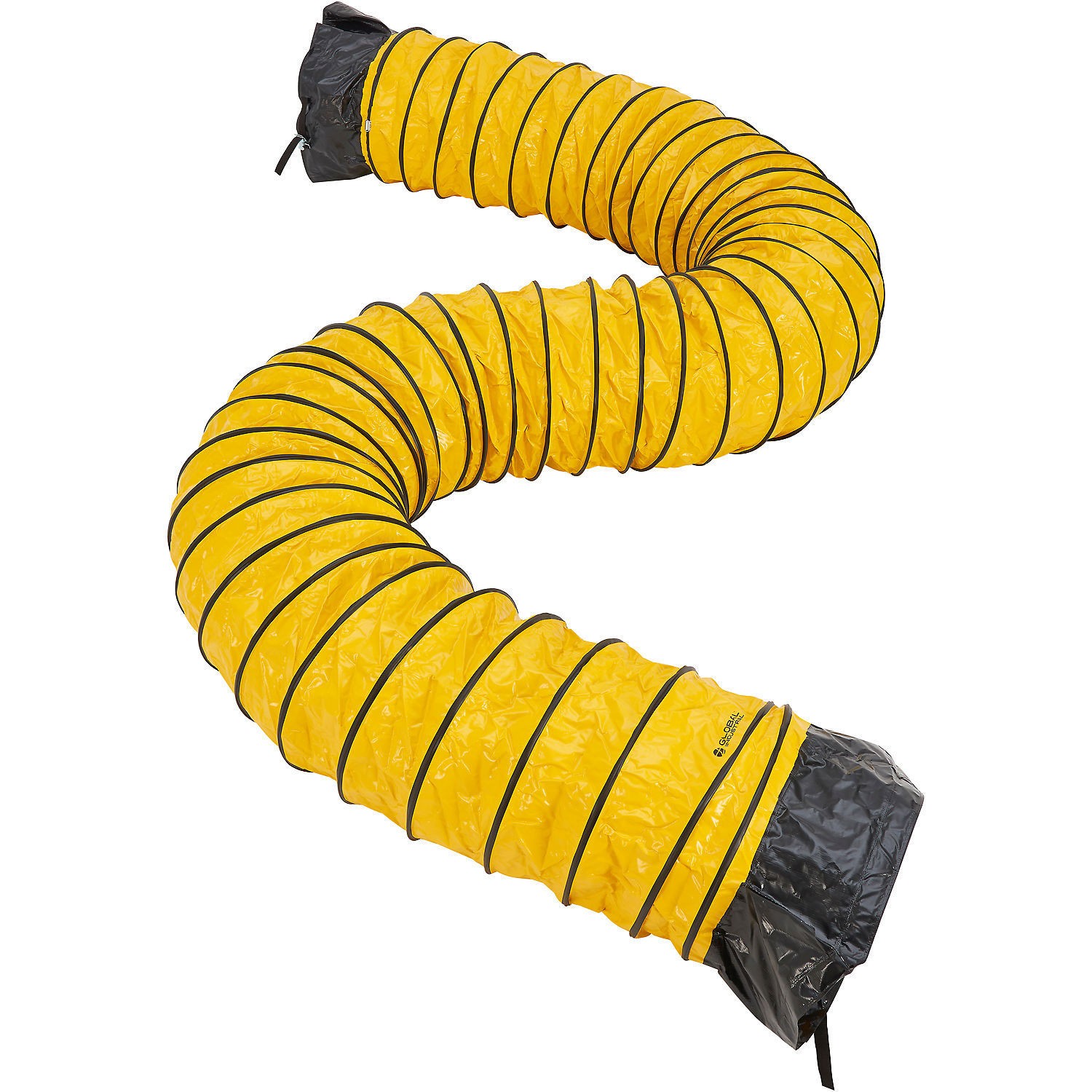 Global Industrial Indoor/Outdoor Flexible Duct 20"Dia. x 25'L Yellow