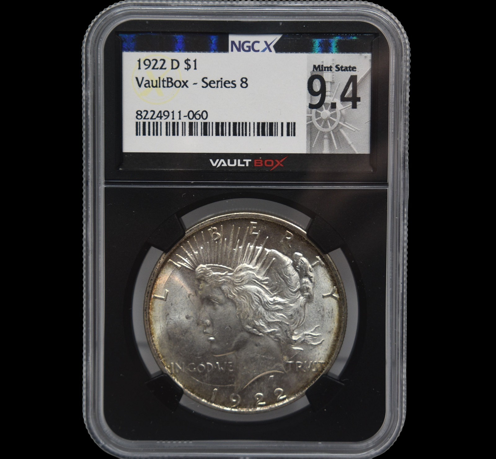 1922 D Peace Silver Dollar NGC MS64 #8224911-060