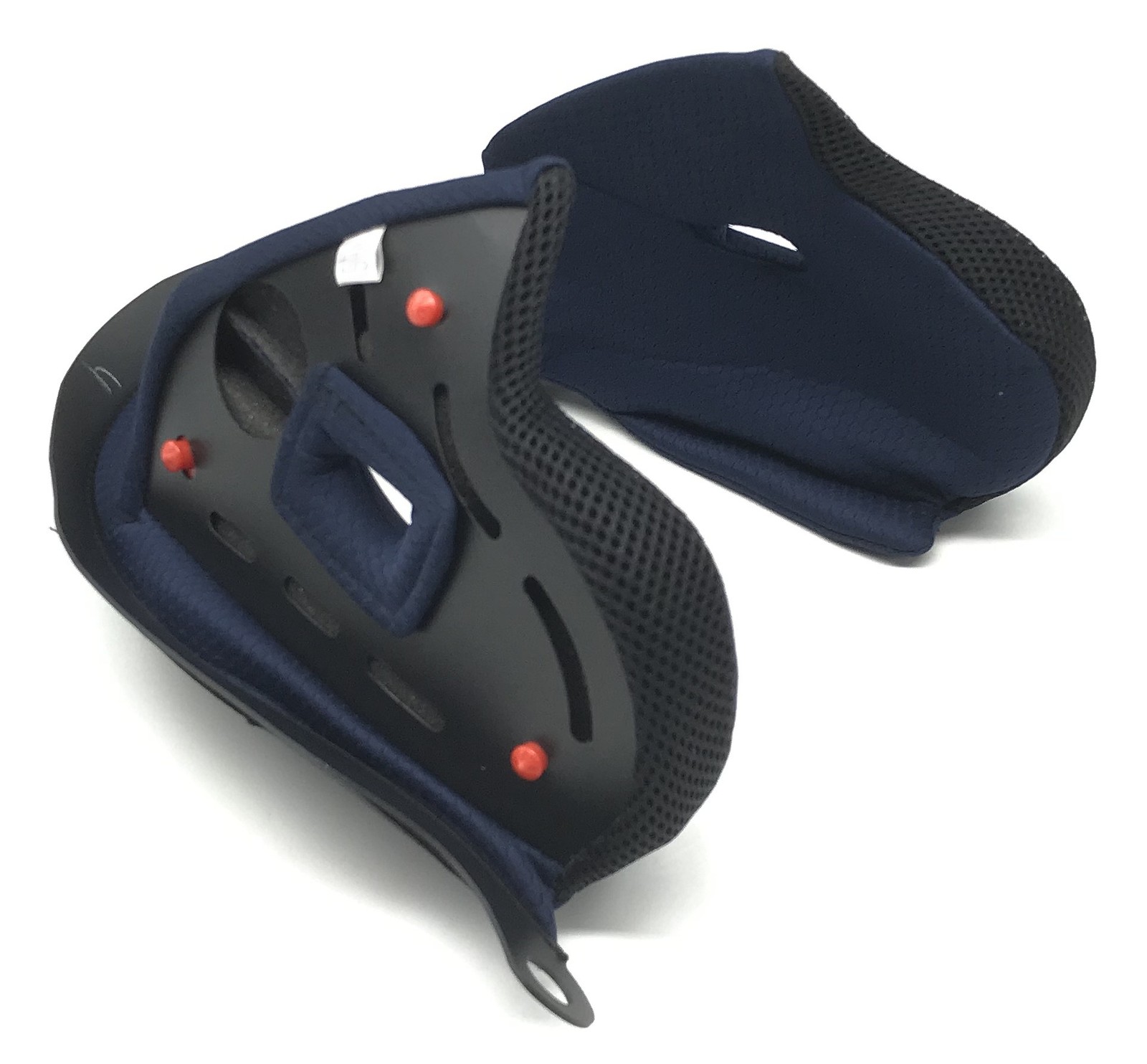 Castle Atom SV Helmet Cheek Pads/Neckpiece Blue