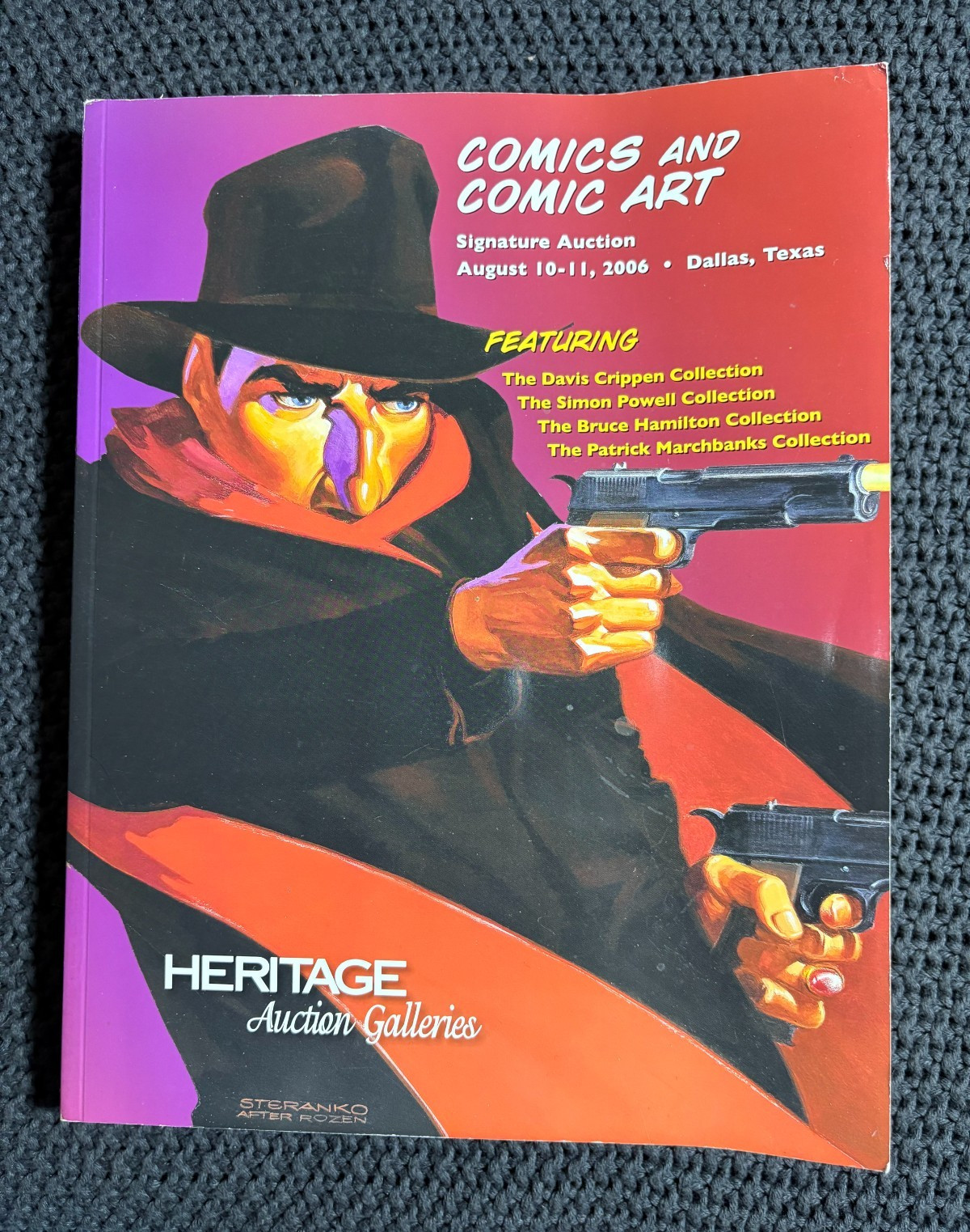 2006 Aug 10-11 HERITAGE Comics & Comic Art Catalog FN 6.0 The Shadow 364pgs