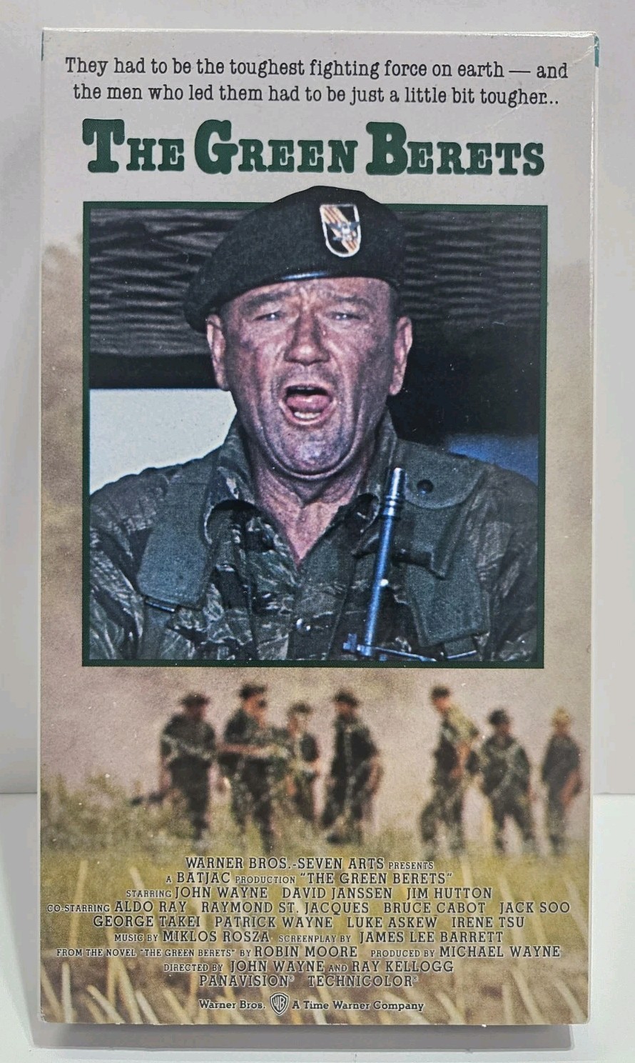 The Green Berets VHS 1992 John Wayne Warner Home Video Adult Action War Film