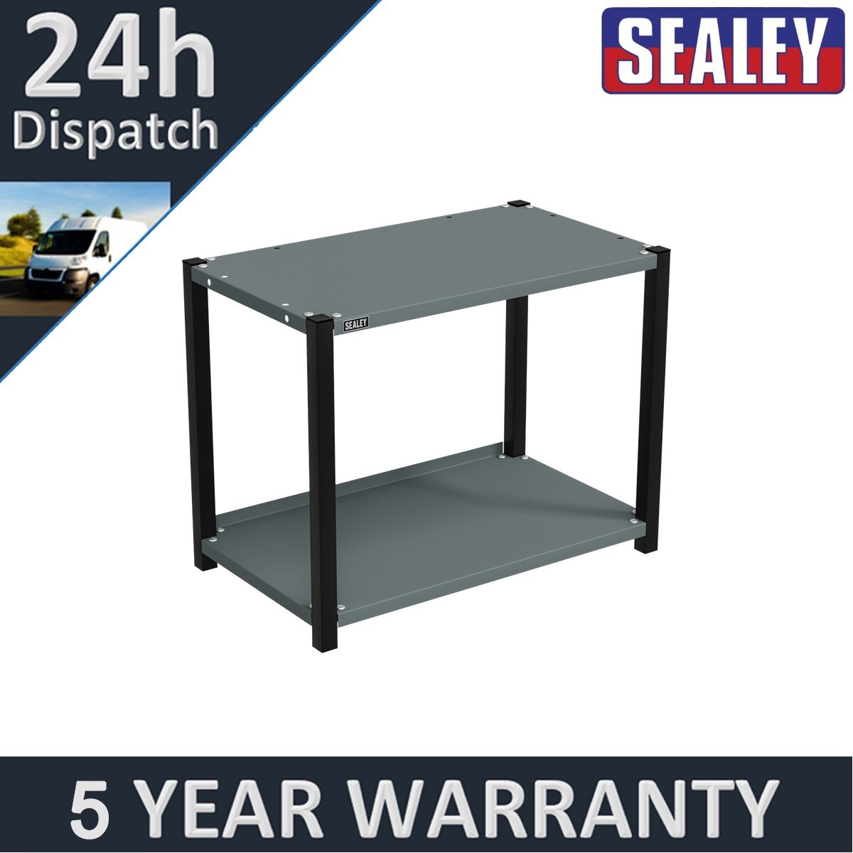 Sealey Modular Storage Top Unit 2 Shelves 580mm APMRT2