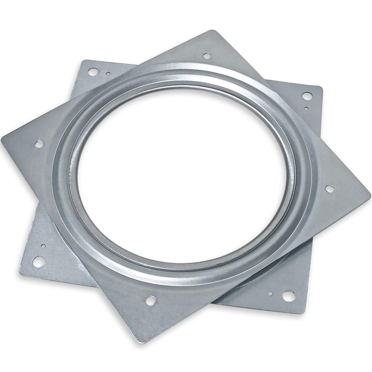 1 Pcs of 6" Inch Lazy Susan Turntable Bearings Hardware Square Silver