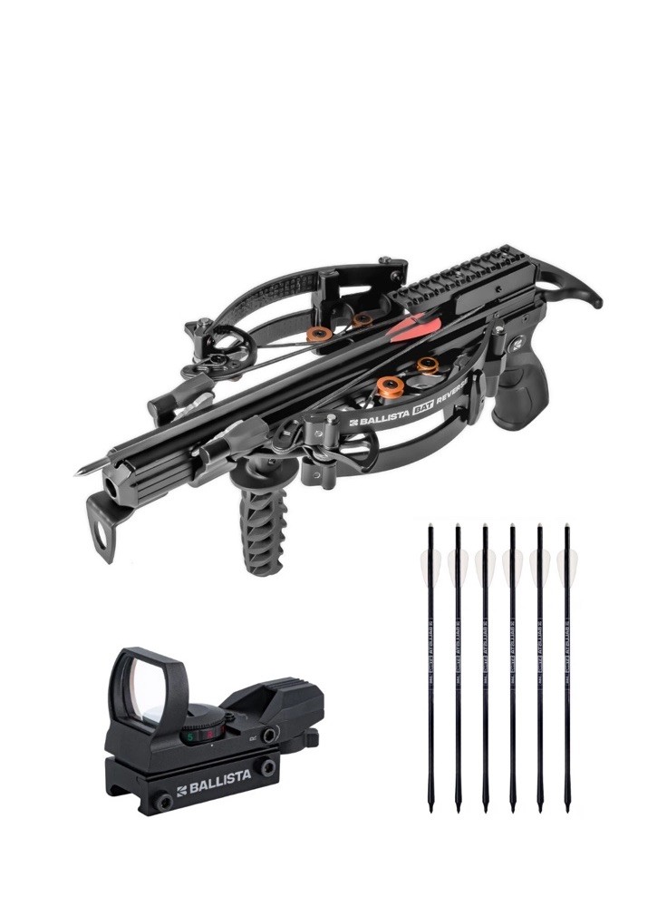 BALLISTA Bundle: Bat Reverse Crossbow + Red Dot 1x22x34mm + Sting-  Parts Only!