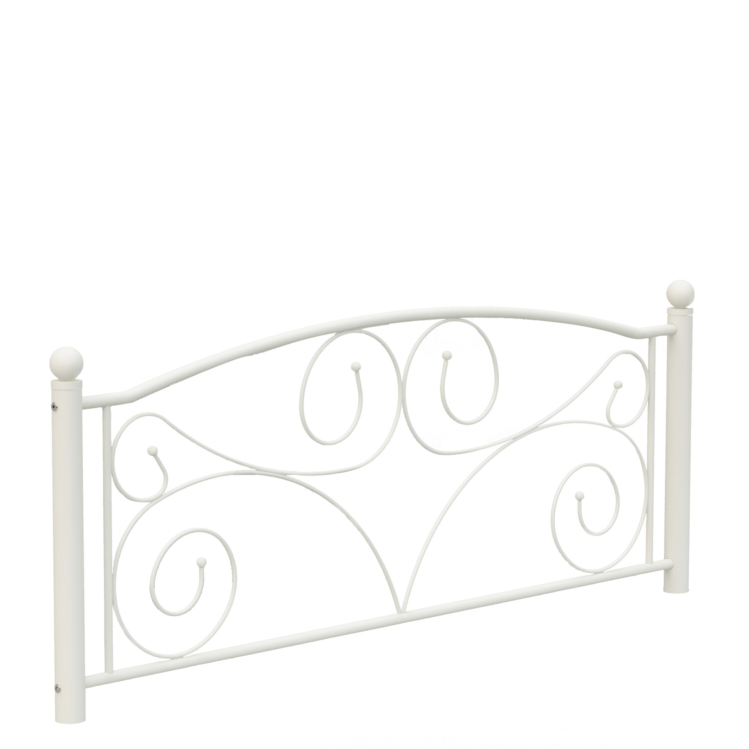 Full Size Bed Frame Metal Platform Bed Frame Sturdy Slat Support White US